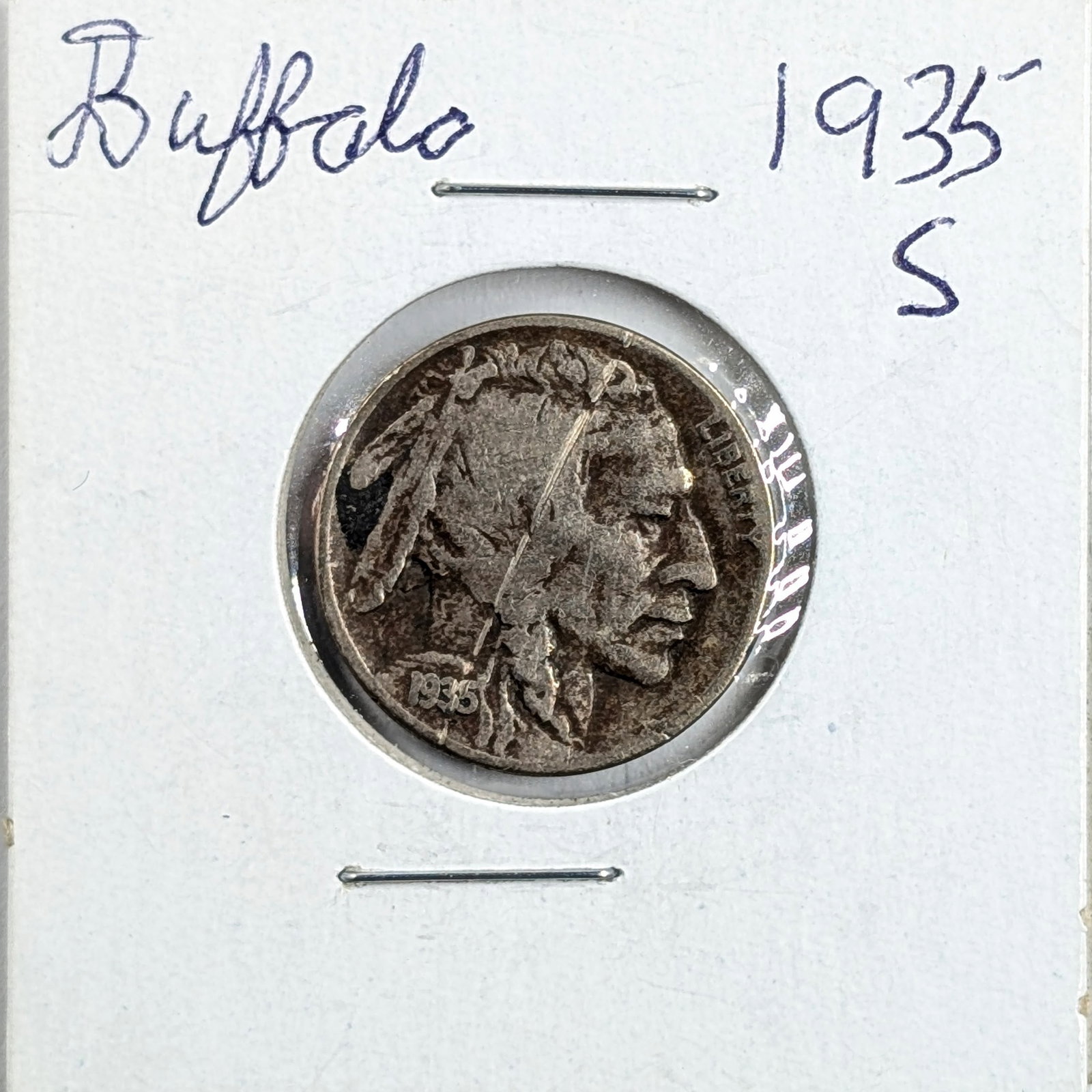 1935 S Buffalo Nickel: _