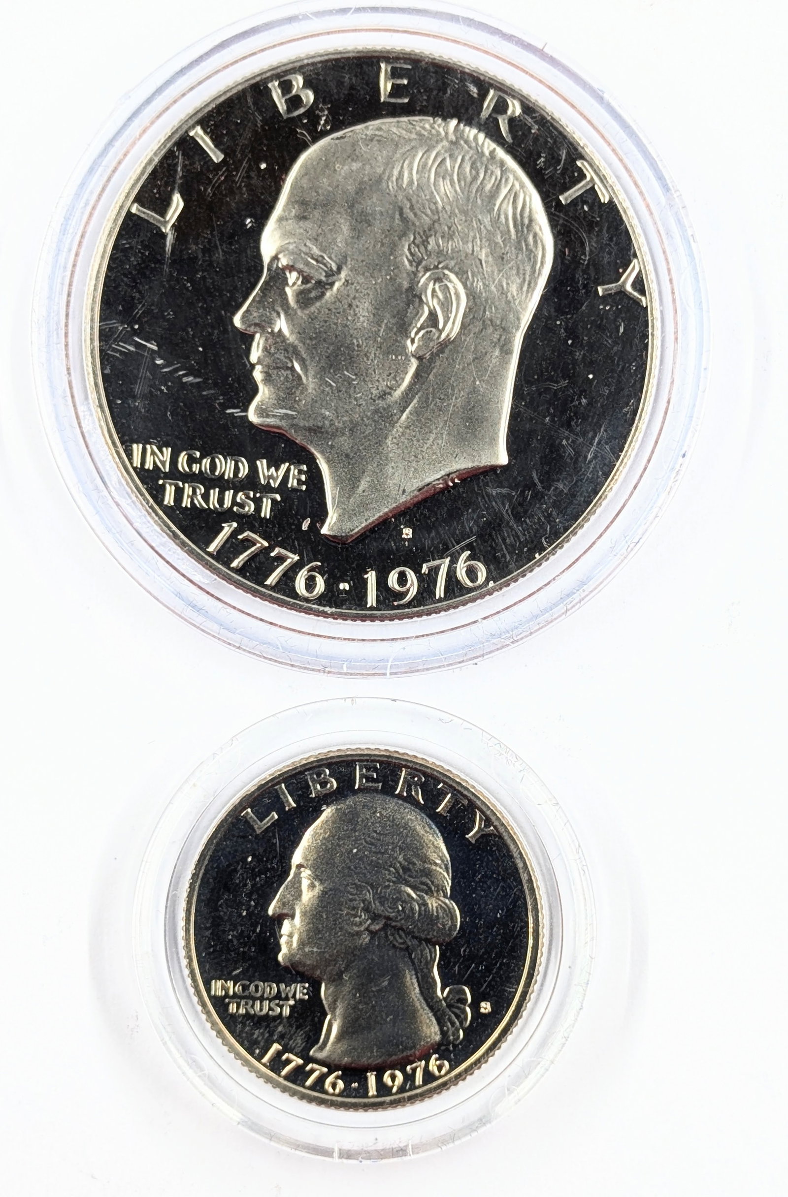 1976 Ike and Quarter - Proof: _