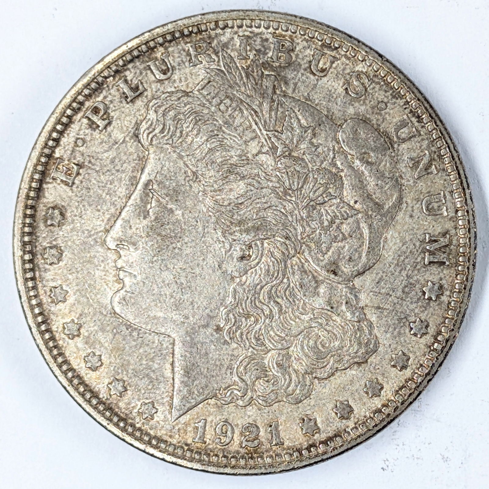 1921-D Morgan Silver Dollar: _