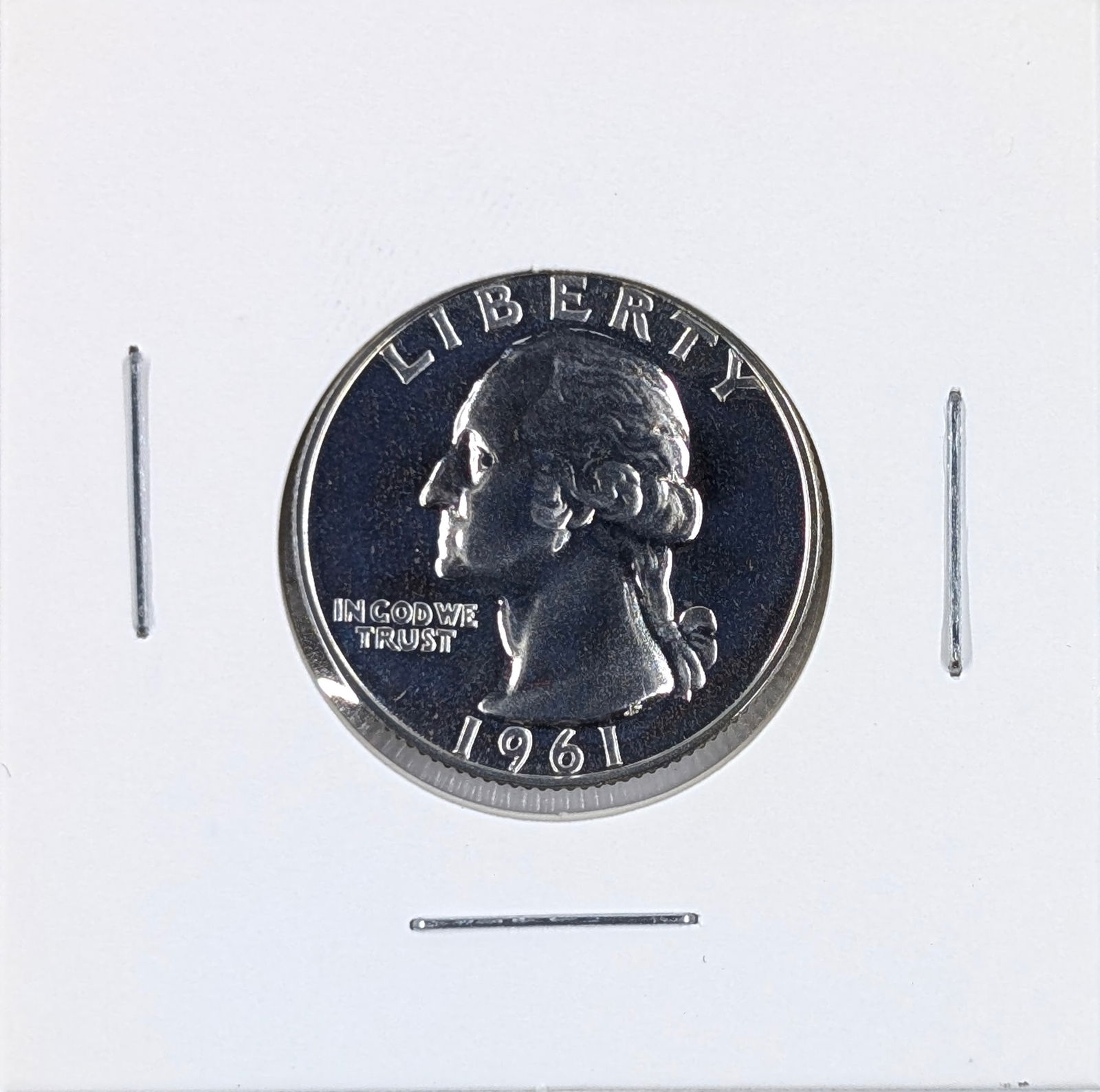 Silver 1961 Washington Proof Quarter (1 of 2)