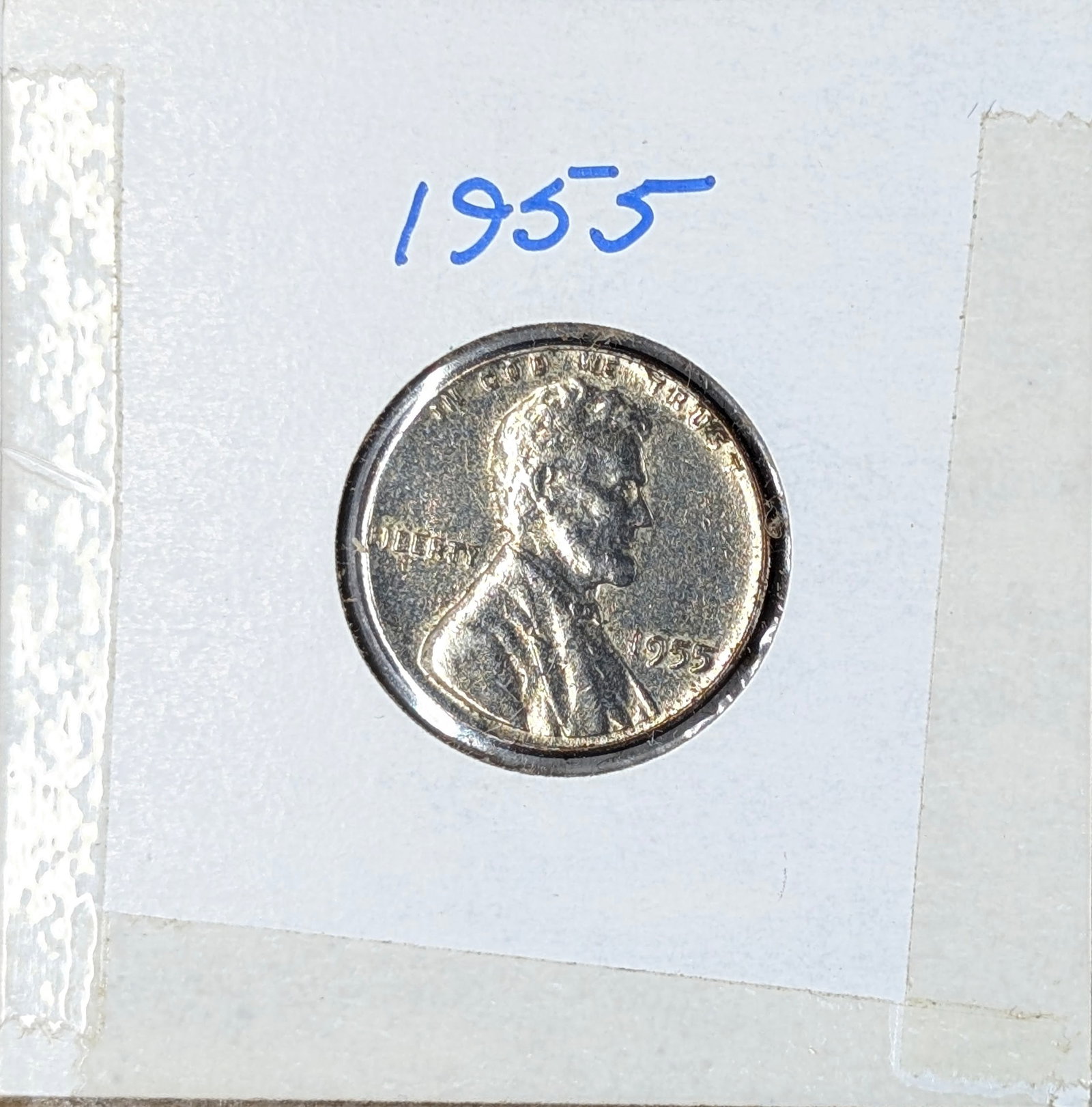 1955 Colored Penny - Most likely from special set: _