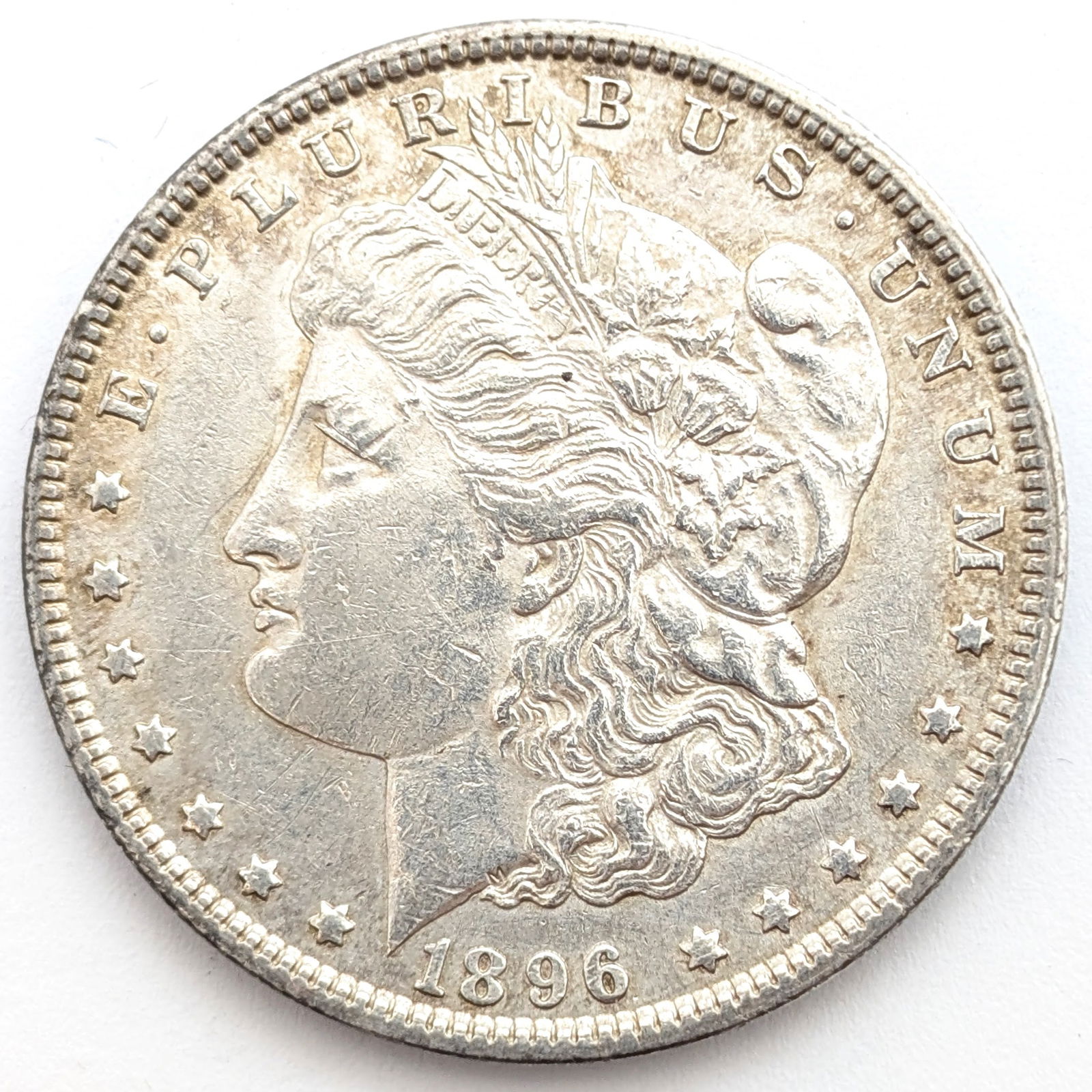 1896 Morgan Silver Dollar: Silver