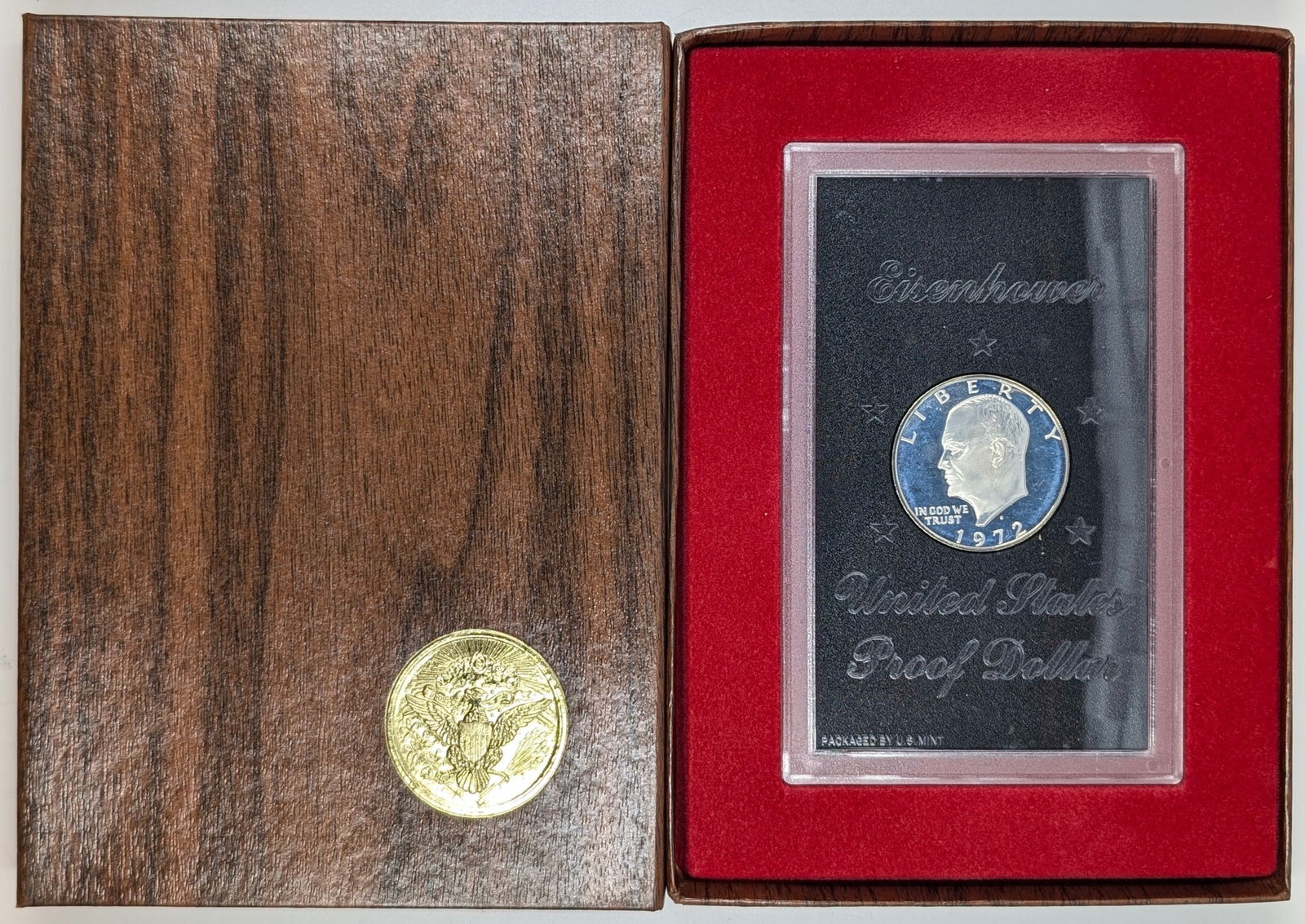 1972 Eisenhower " Ike" Proof Silver Dollar (1 of 3)