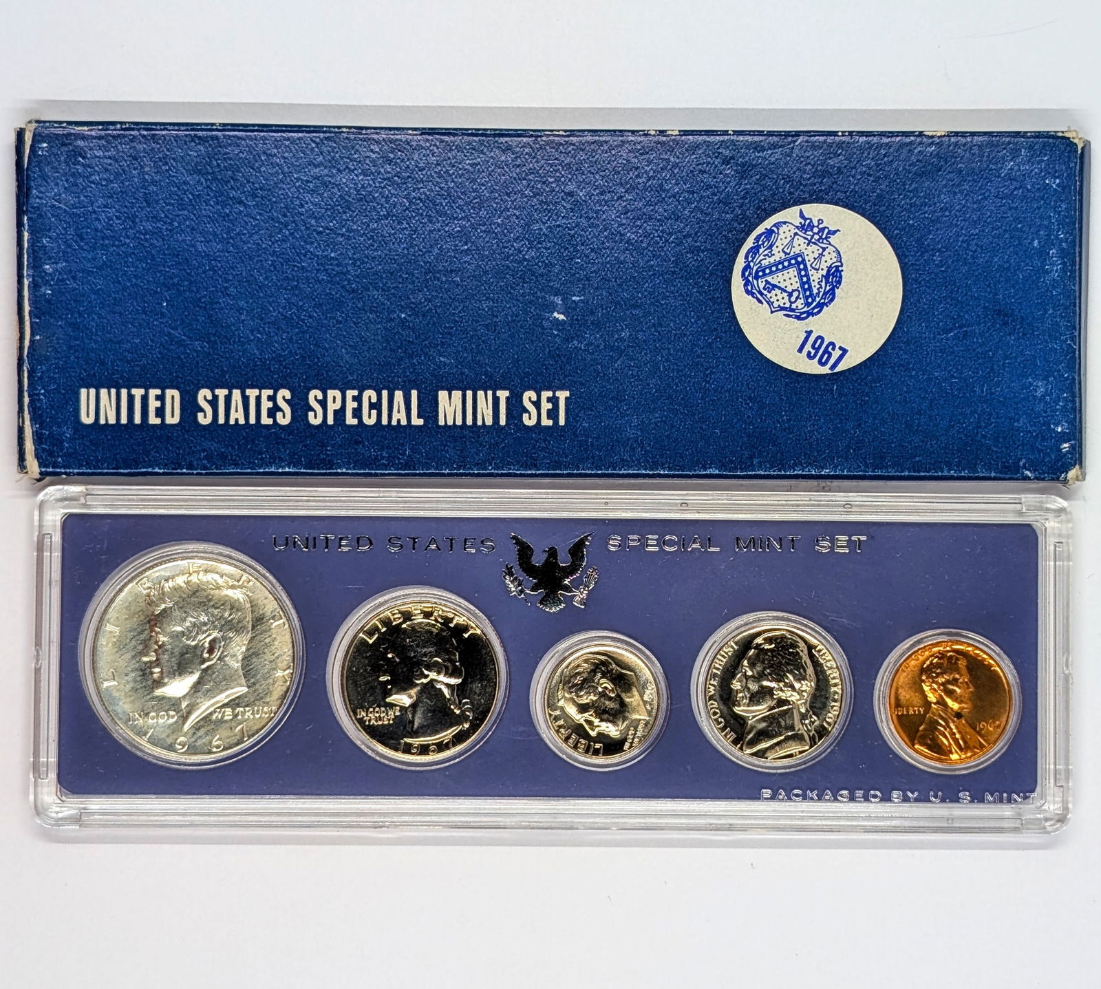 1967 US Special Mint Set w/ Silver JFK: _