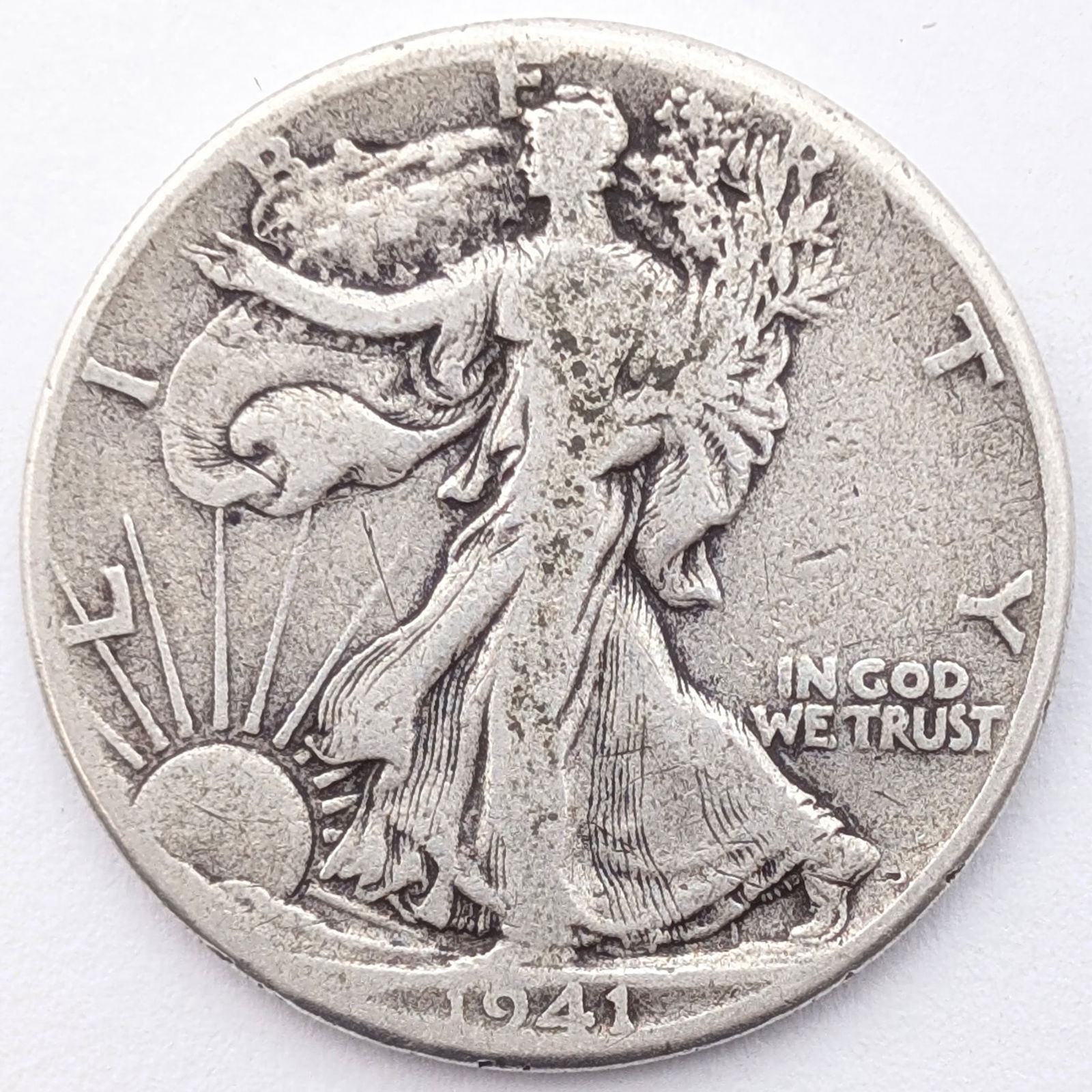 1941 Silver Walking Liberty Half Dollar (1 of 2)