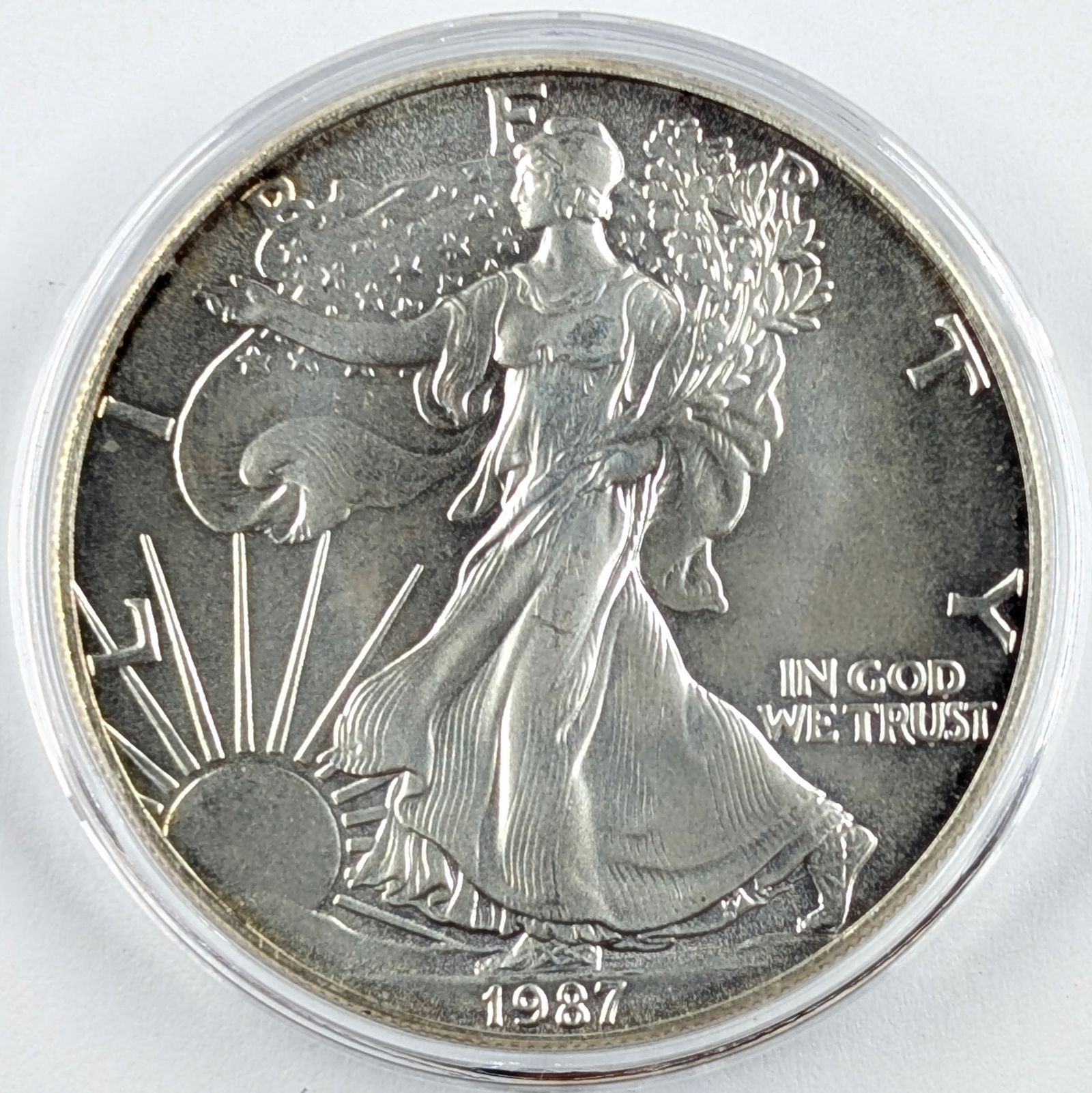1987 American Silver Eagle Dollar (1 of 2)