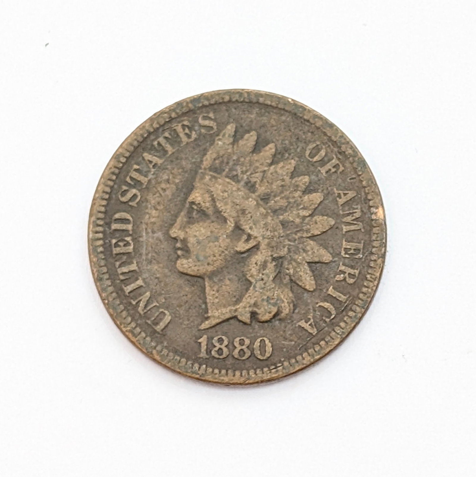1880 Indian Head Cent: Coin