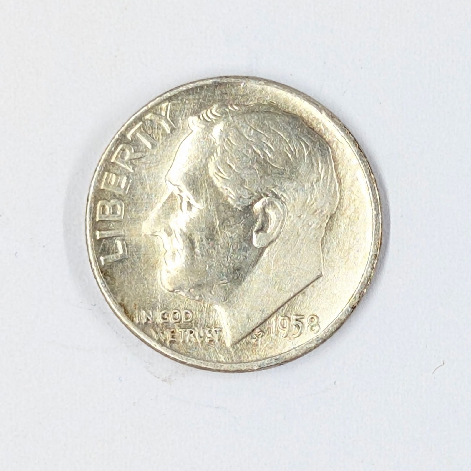 1958-D Silver Roosevelt Dime: Silver