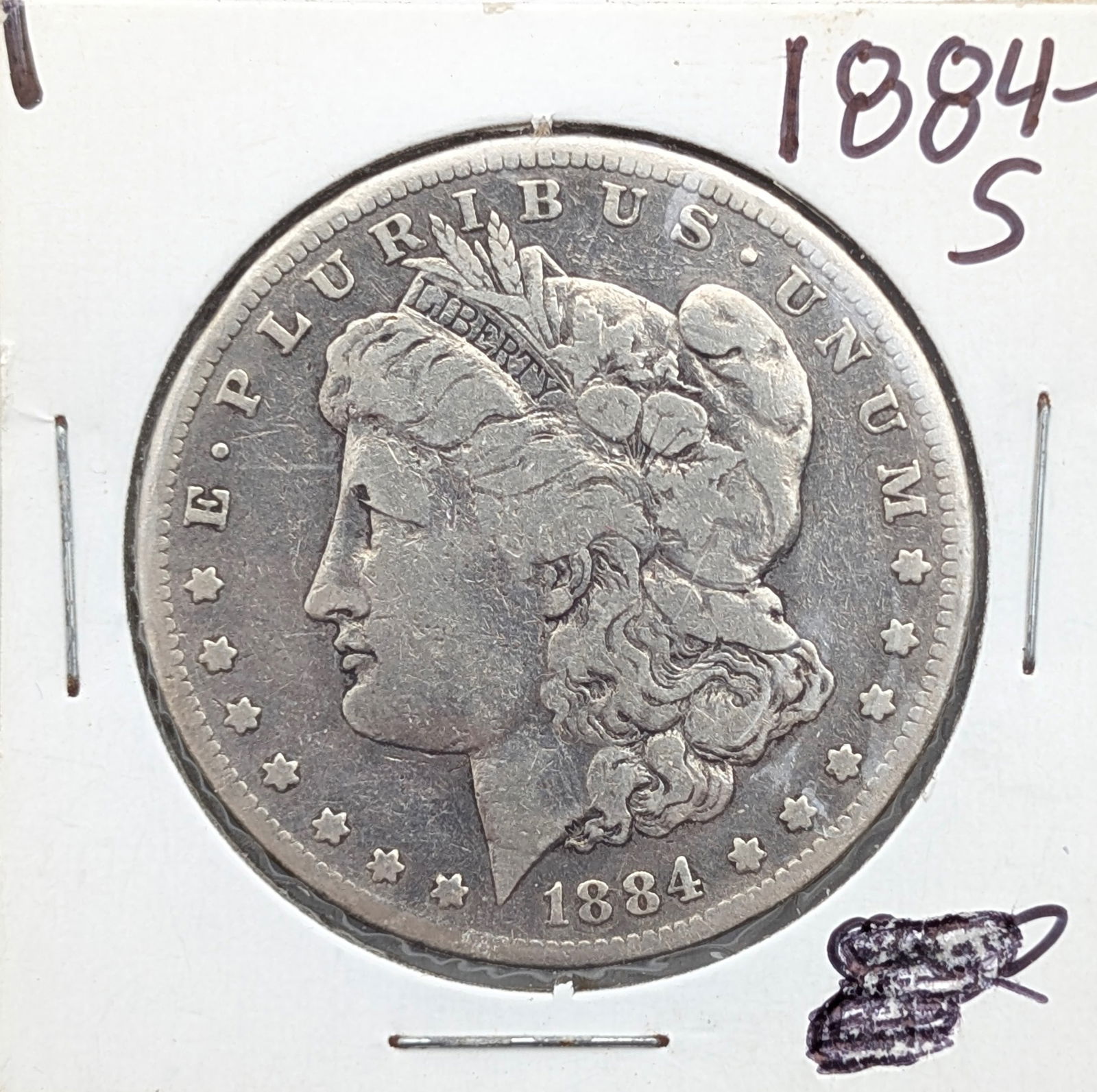 1884-S Morgan Silver Dollar: Silver