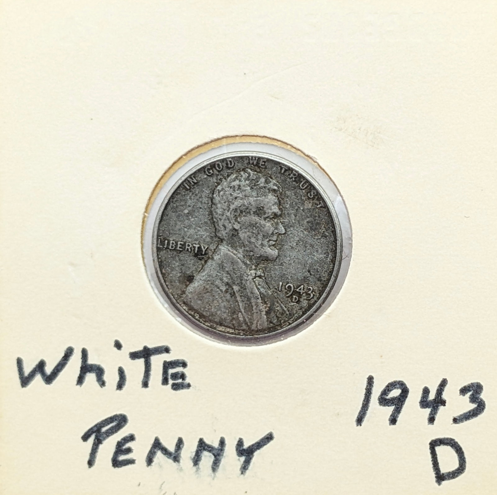 1943-D Steel Wheat Cent: Coin