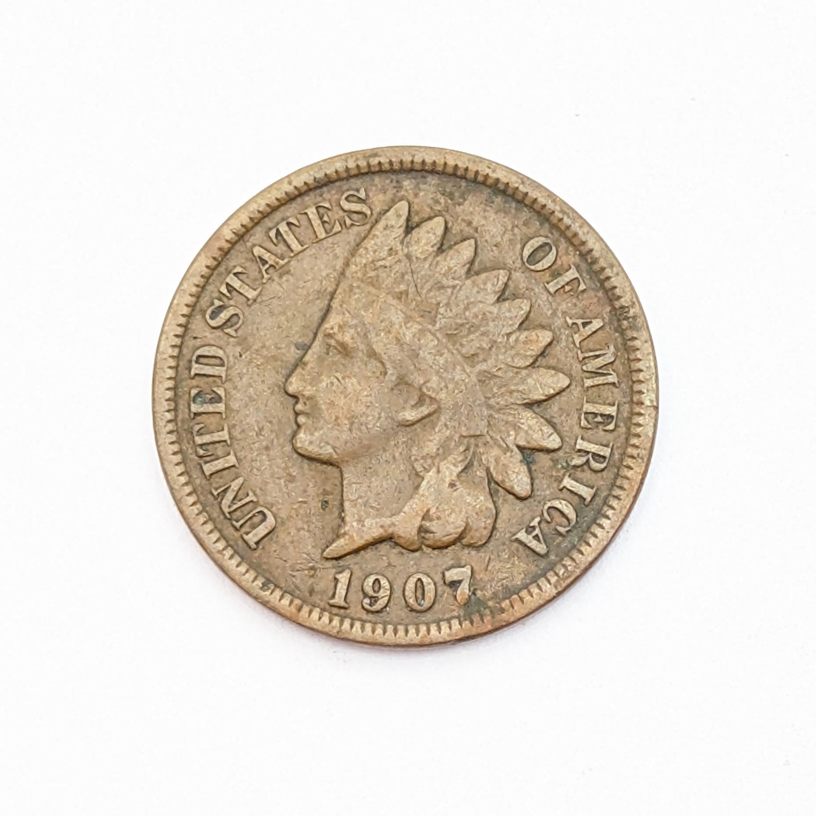 1907 Indian Head Cent: Coin