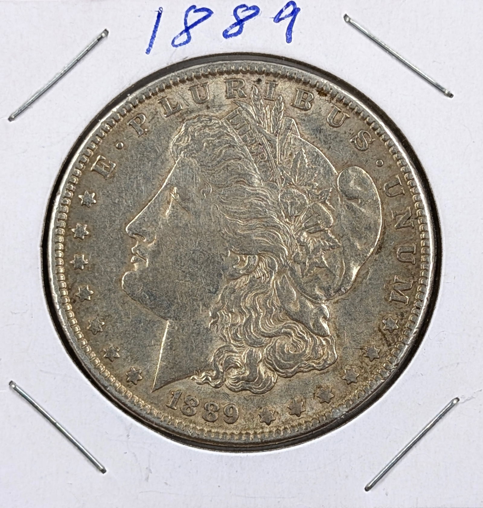 1889 Morgan Silver Dollar: Silver