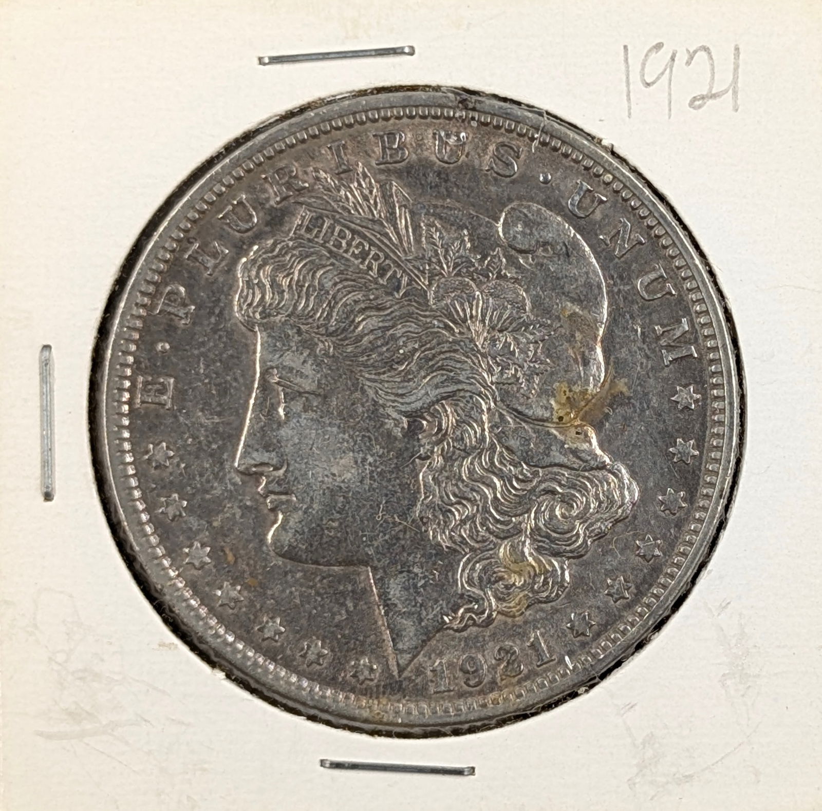 1921 Morgan Silver Dollar: Silver