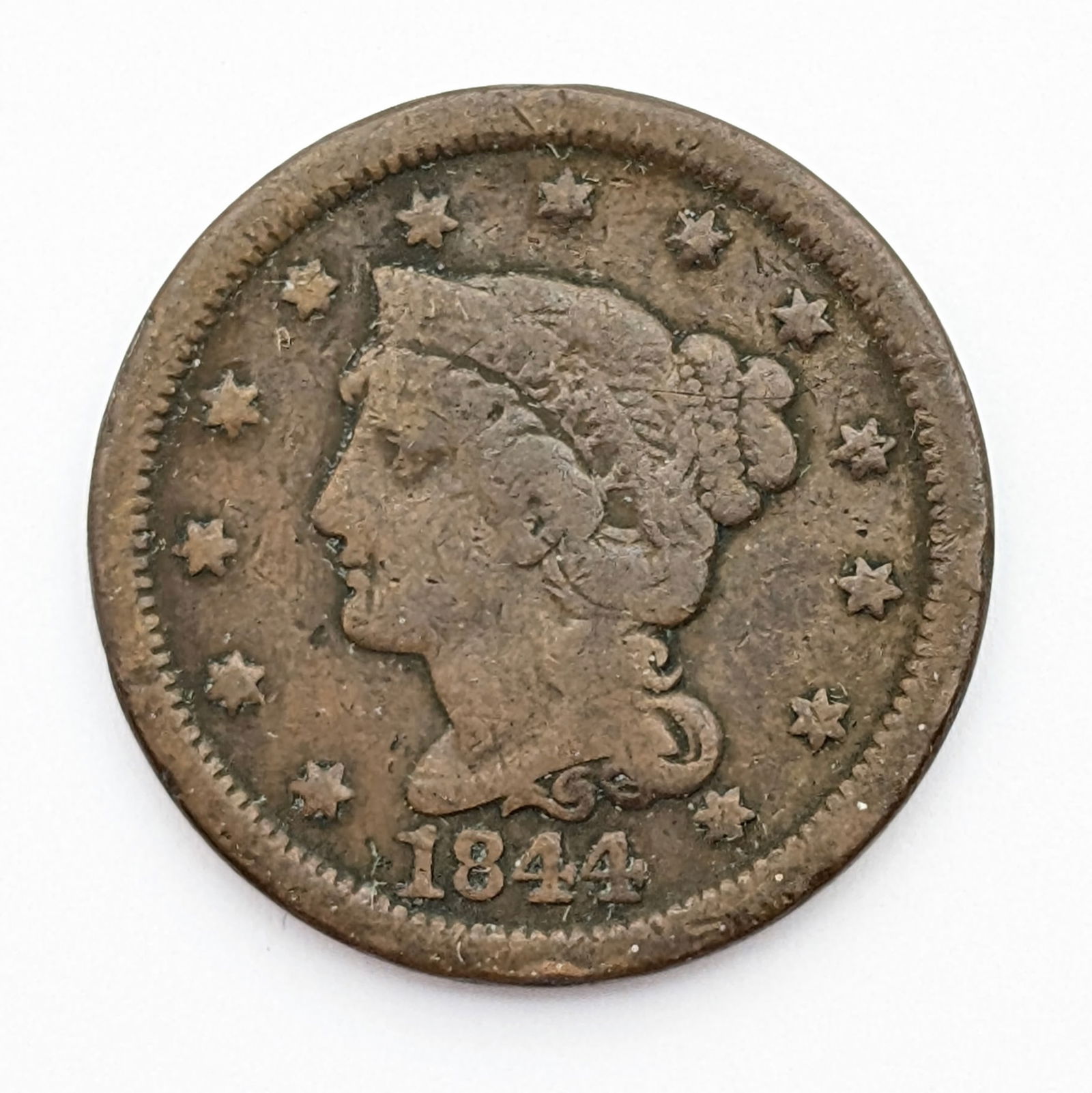 1844 Large Cent (1 of 2)