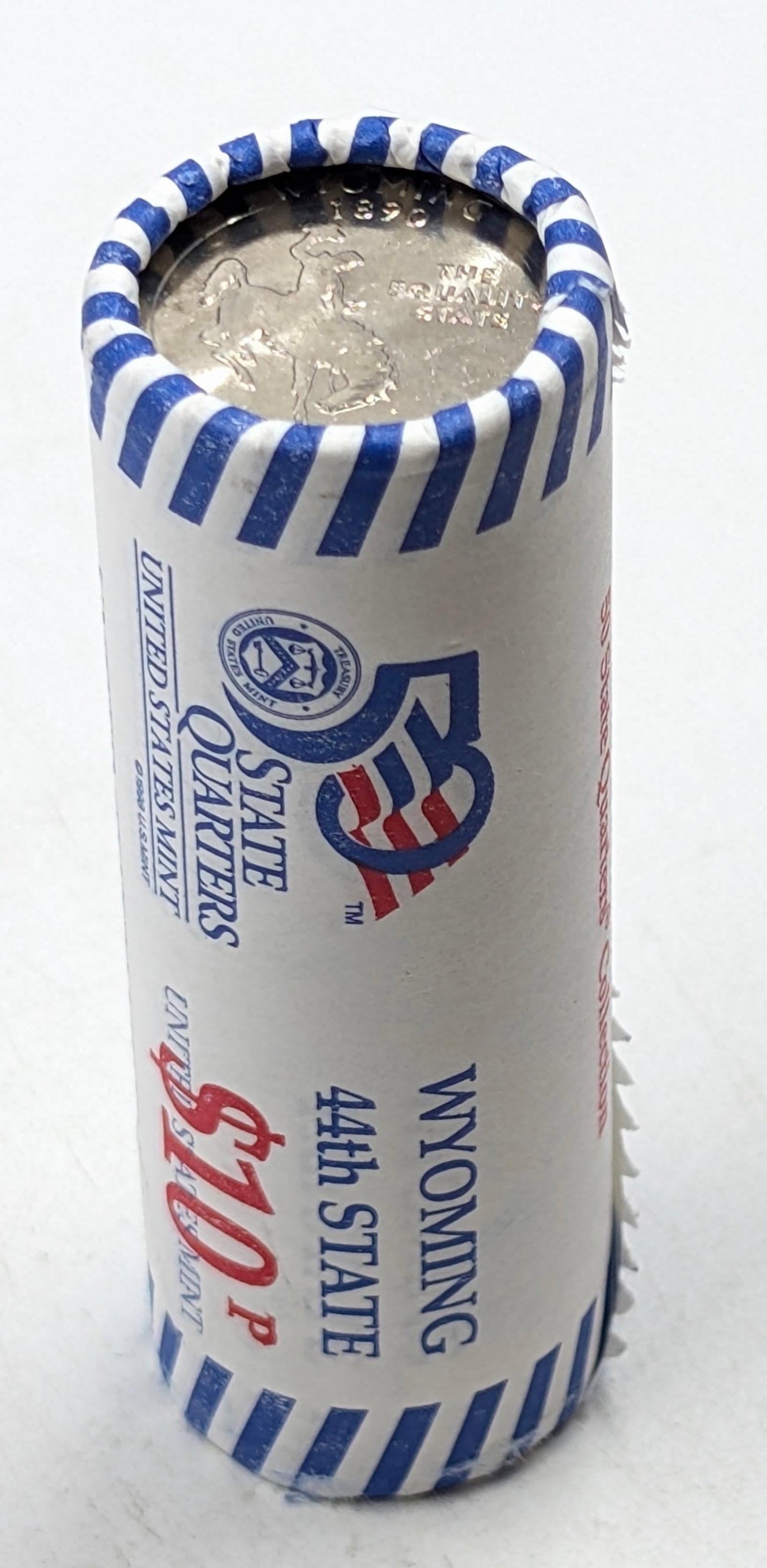 Original US Mint Roll of 40 - 2007-P Wyoming State Quarters: Coin