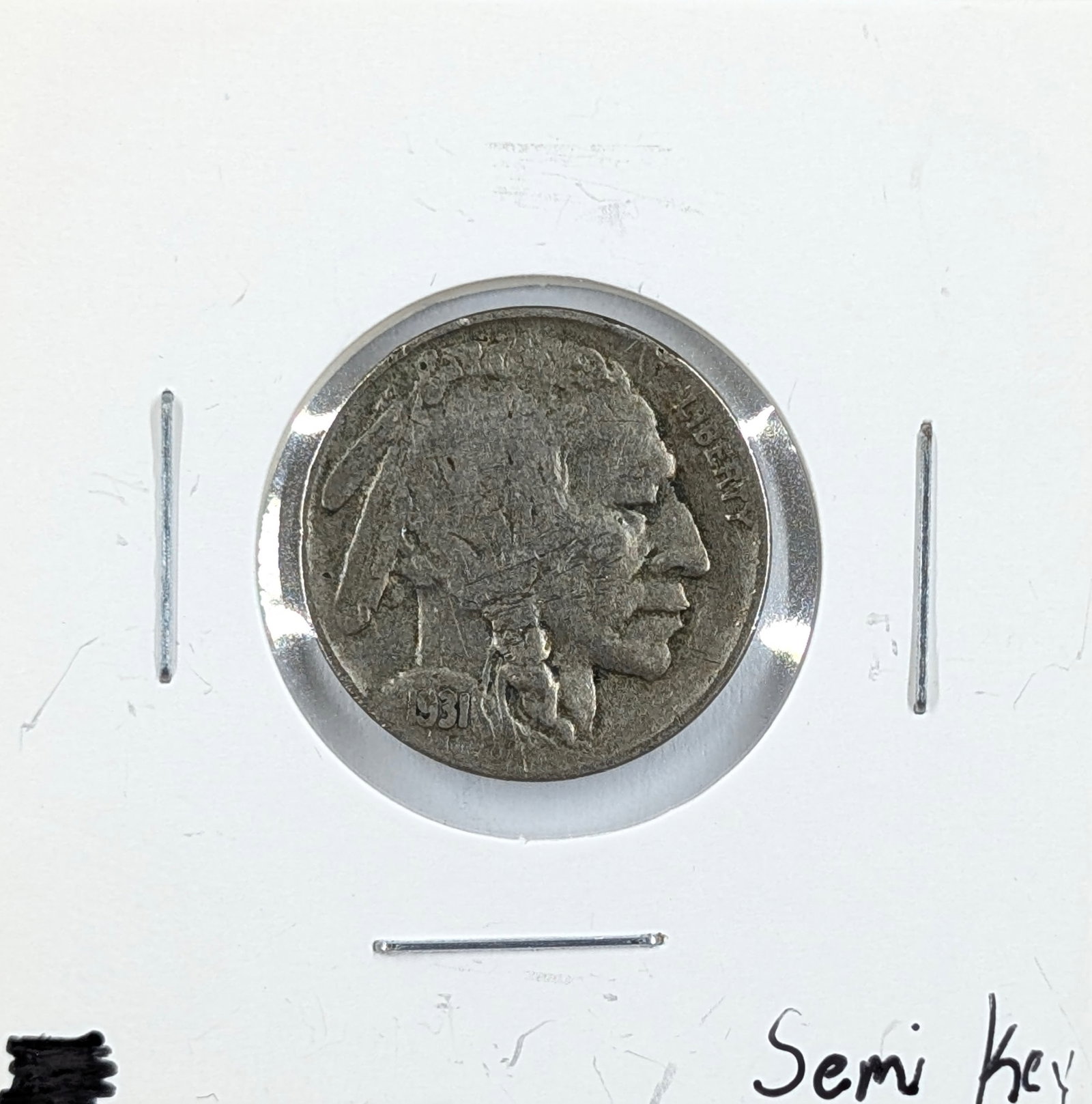 1931 Buffalo Head Nickel - Semi-Key: Coin