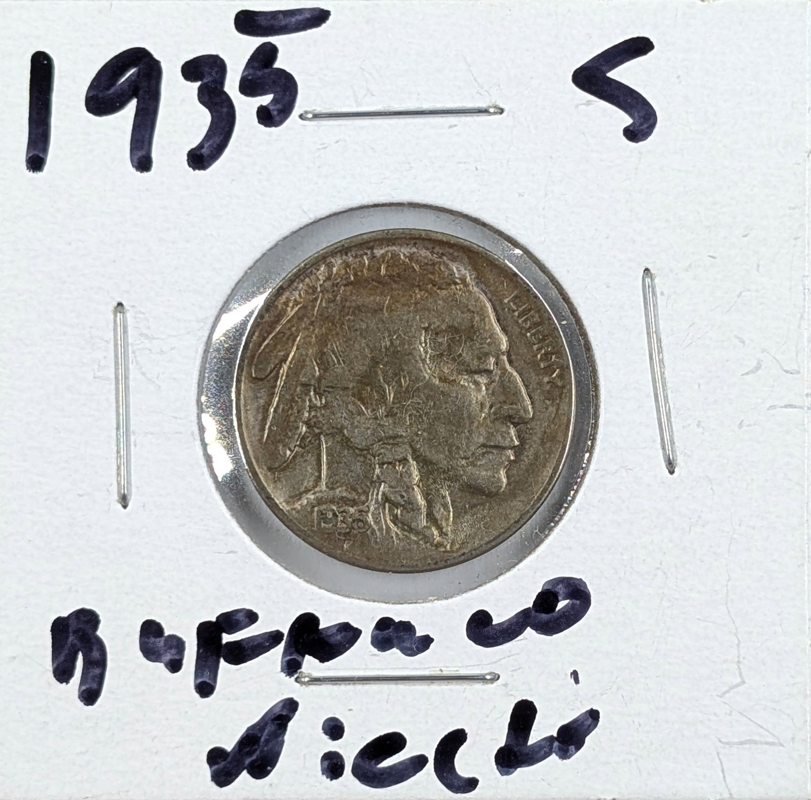 1935 Buffalo Head Nickel: Coin