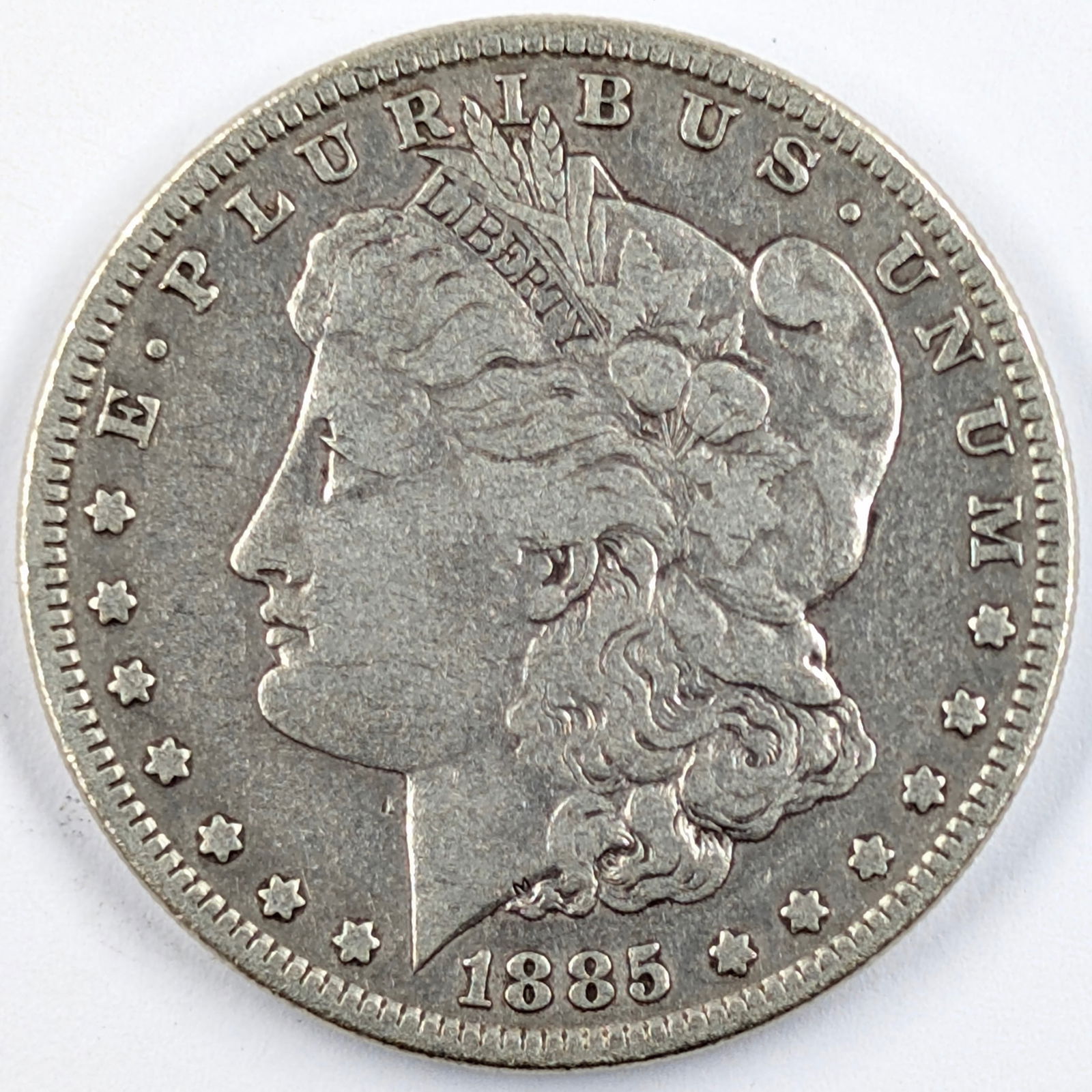 1885 Morgan Silver Dollar: Silver