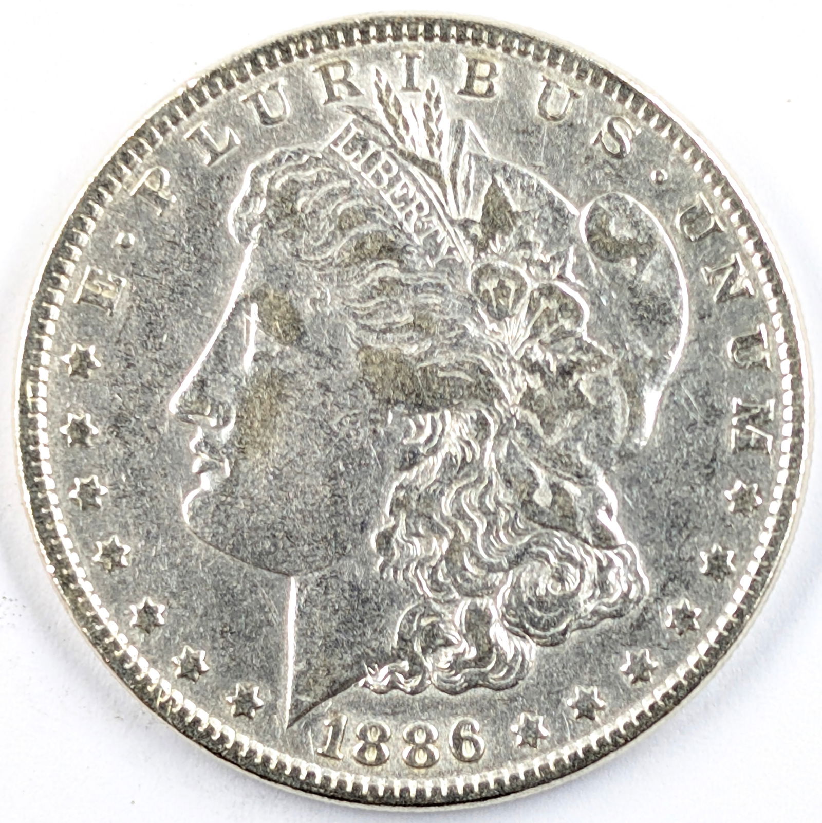 1886 Morgan Silver Dollar: Silver