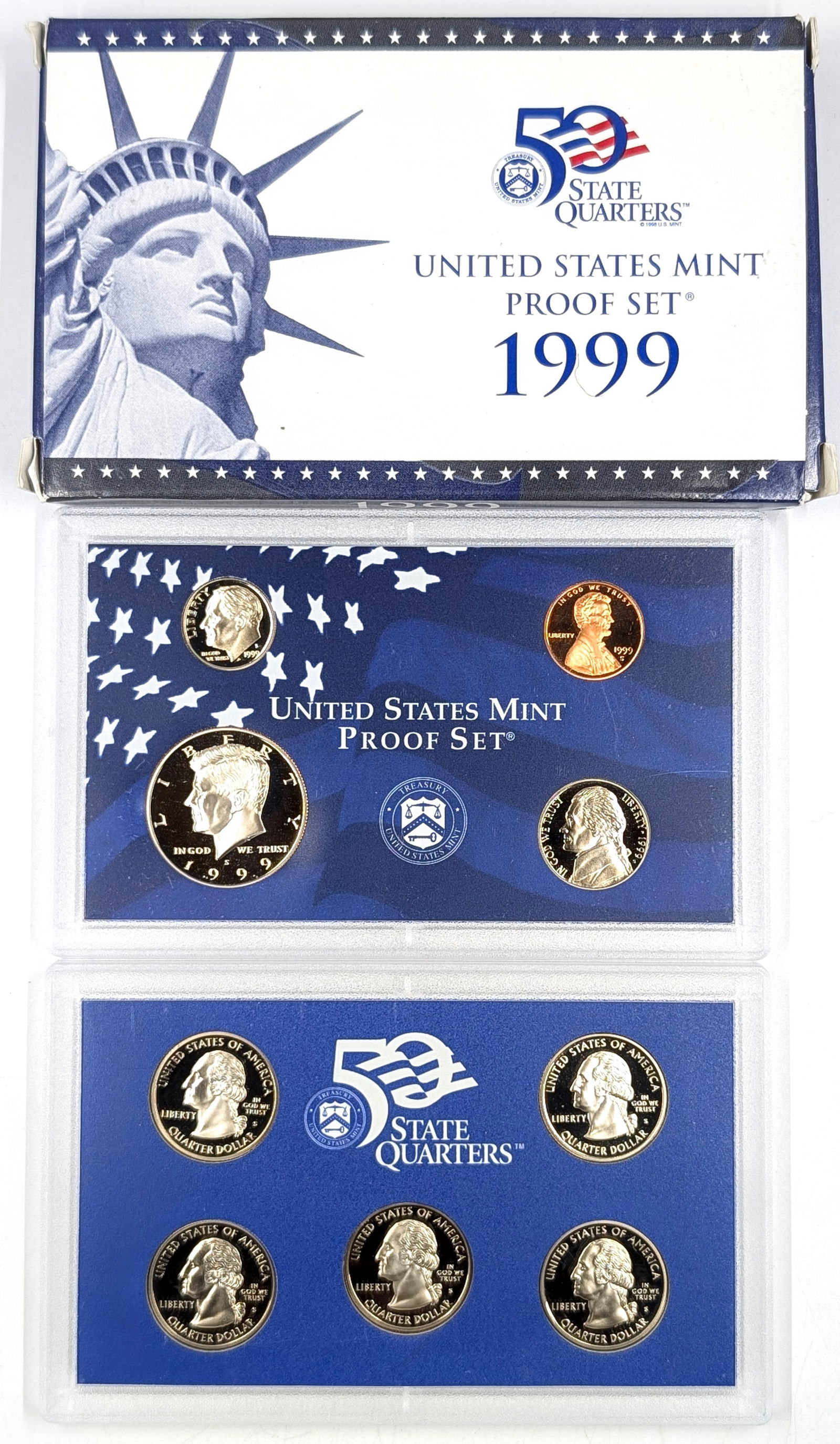 1999 US Mint Proof Set w/ COA (1 of 3)