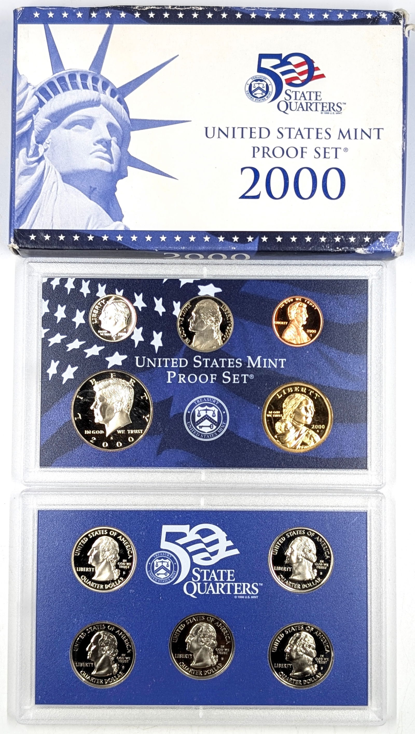 2000 US Mint Proof Set w/ COA (1 of 3)