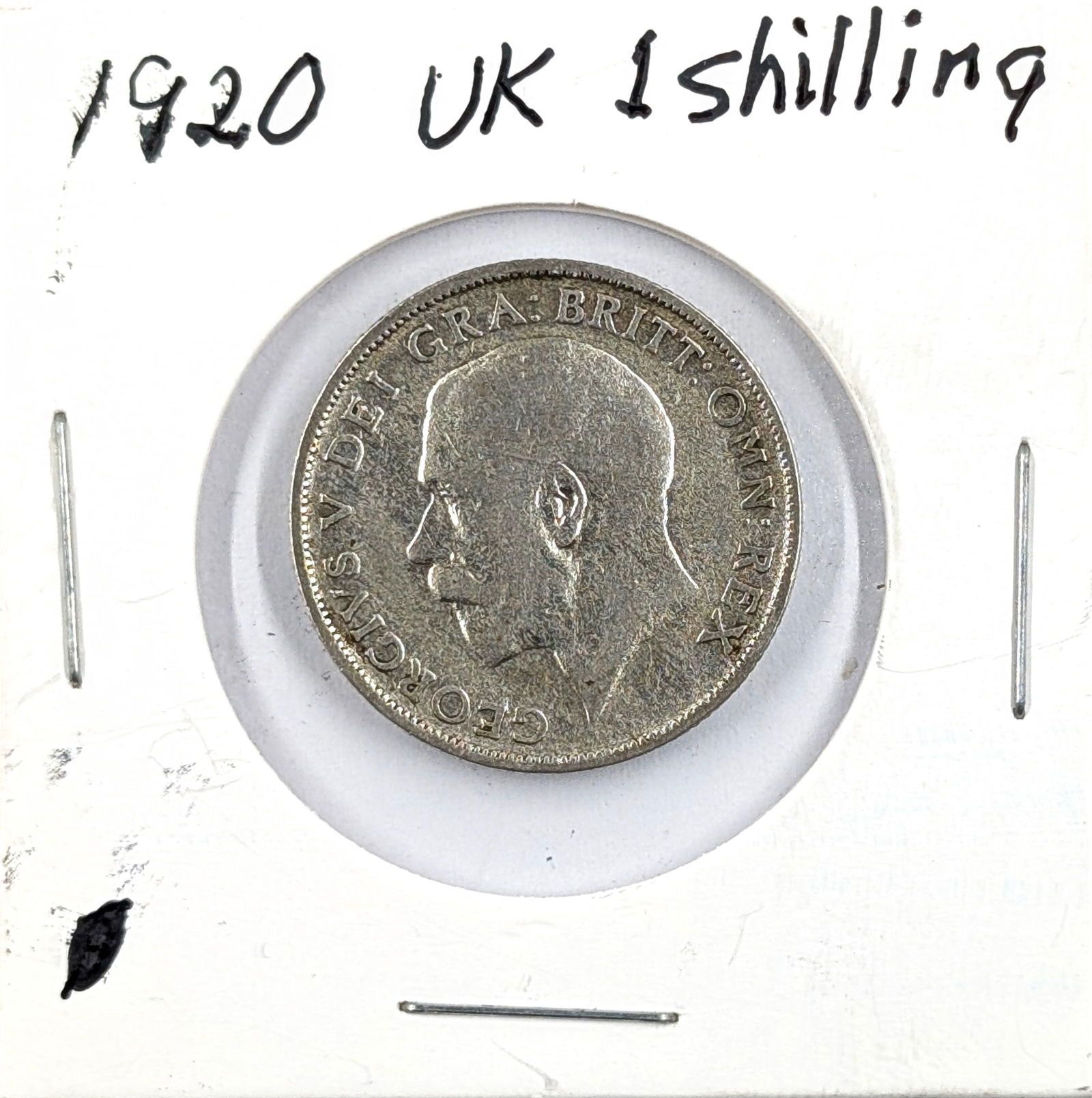 1920 Silver UK Shilling (1 of 2)
