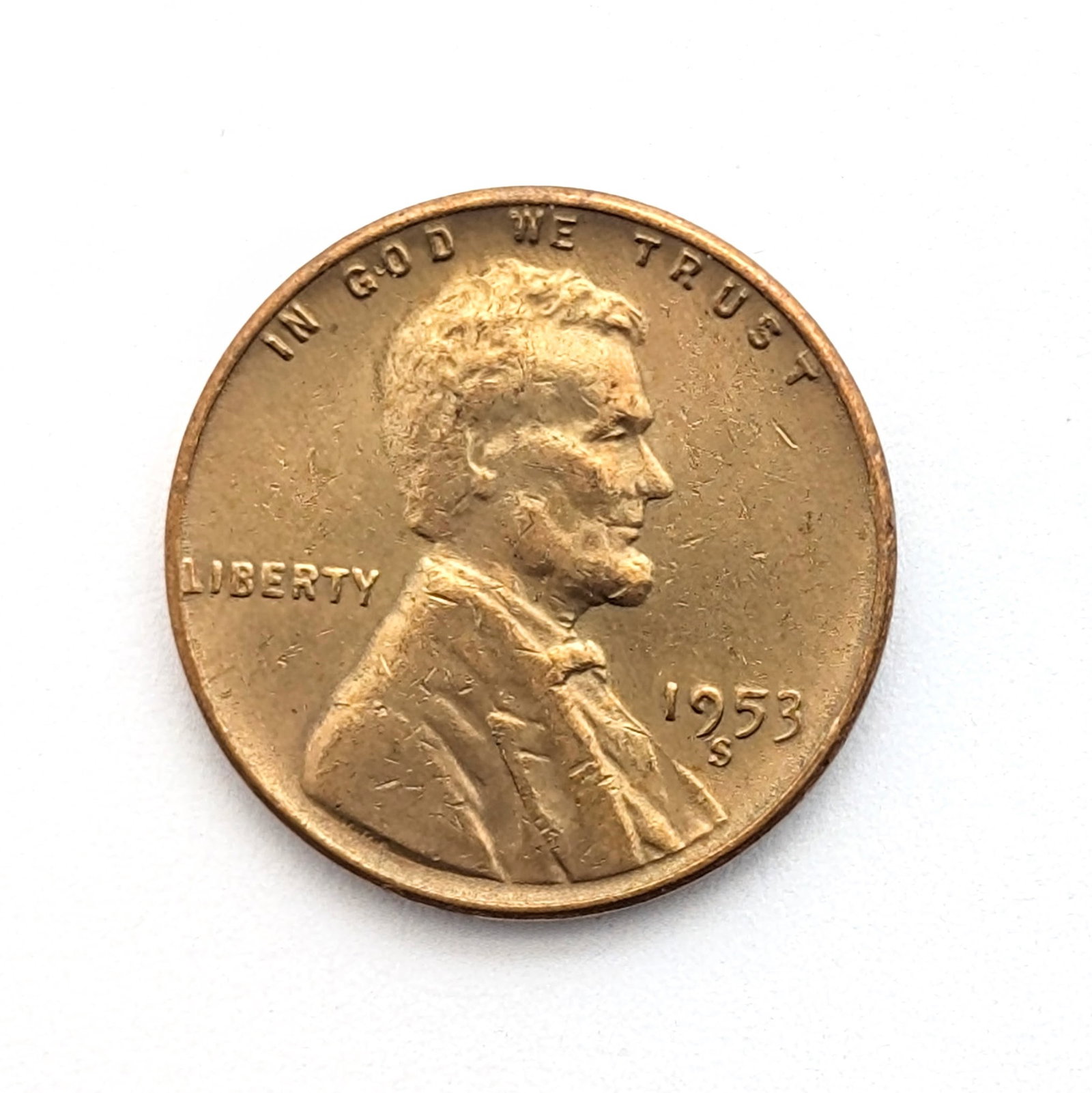 1953-S Wheat Cent: Coin