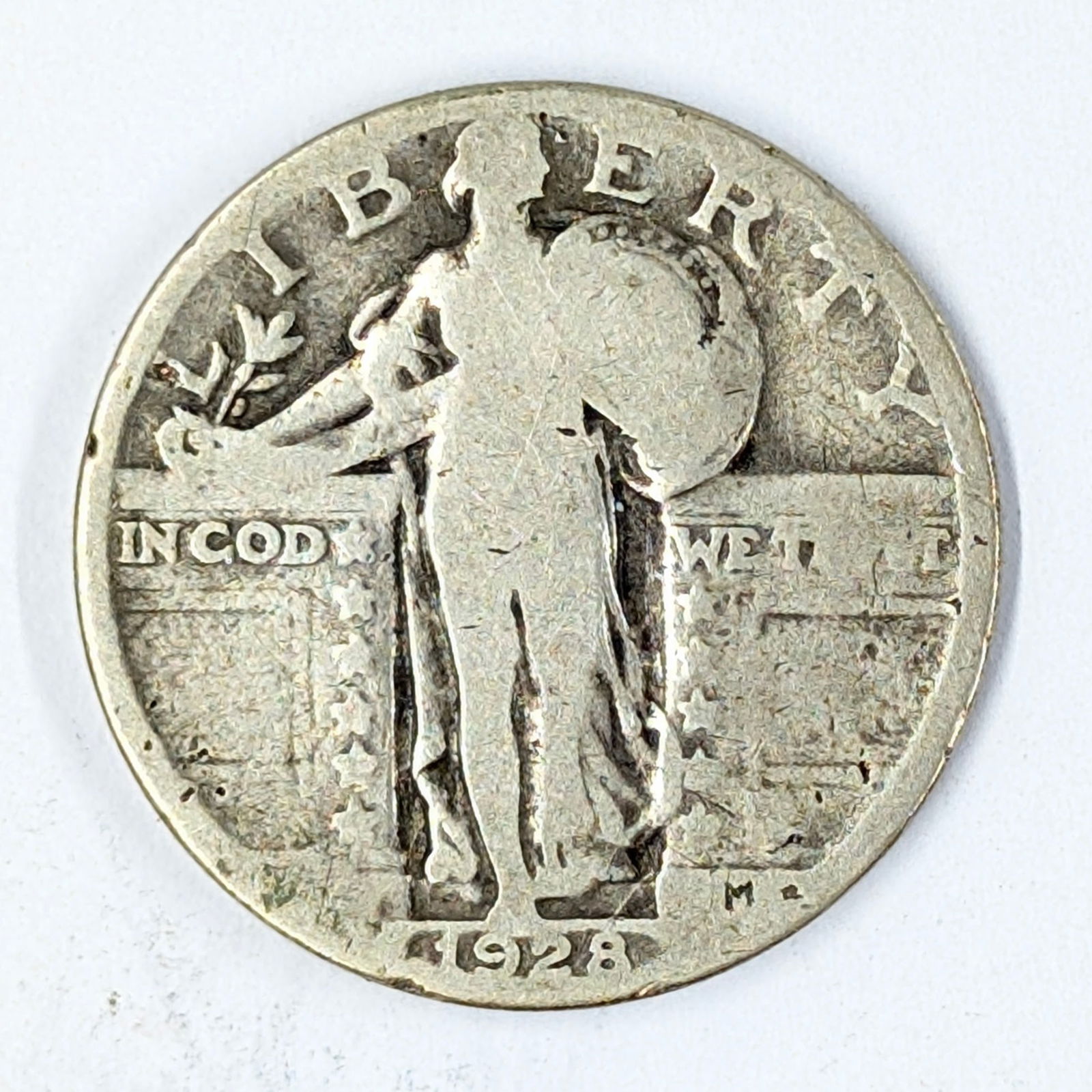1928 Silver Standing Liberty Quarter (1 of 2)