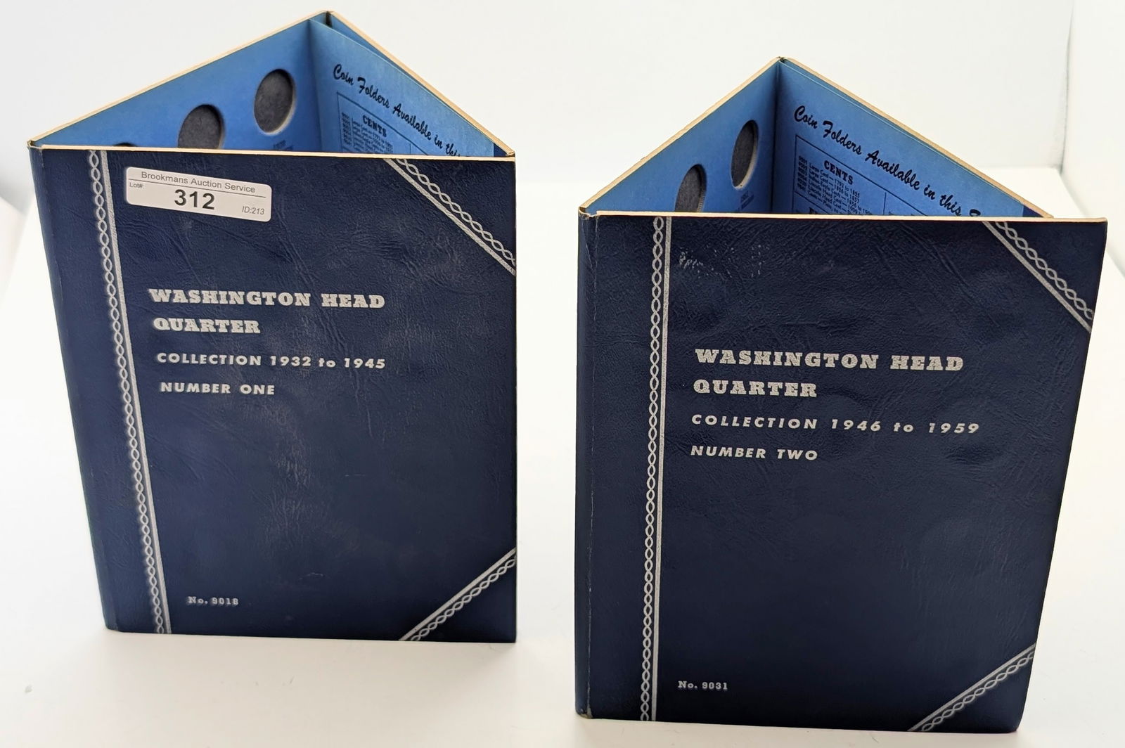 Lot of 2 Empty Coin Books - Washington Quarters (1 of 4)