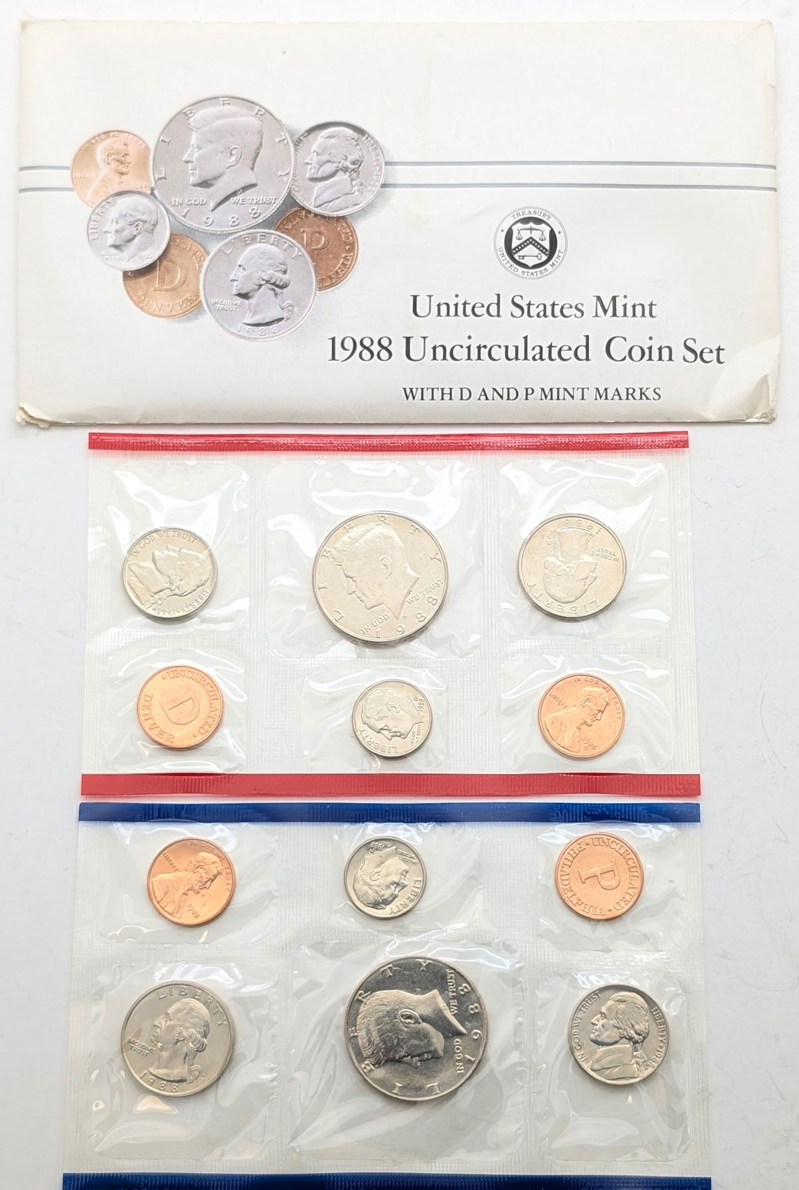 1988 US Mint Uncirculated Coin Set (1 of 2)