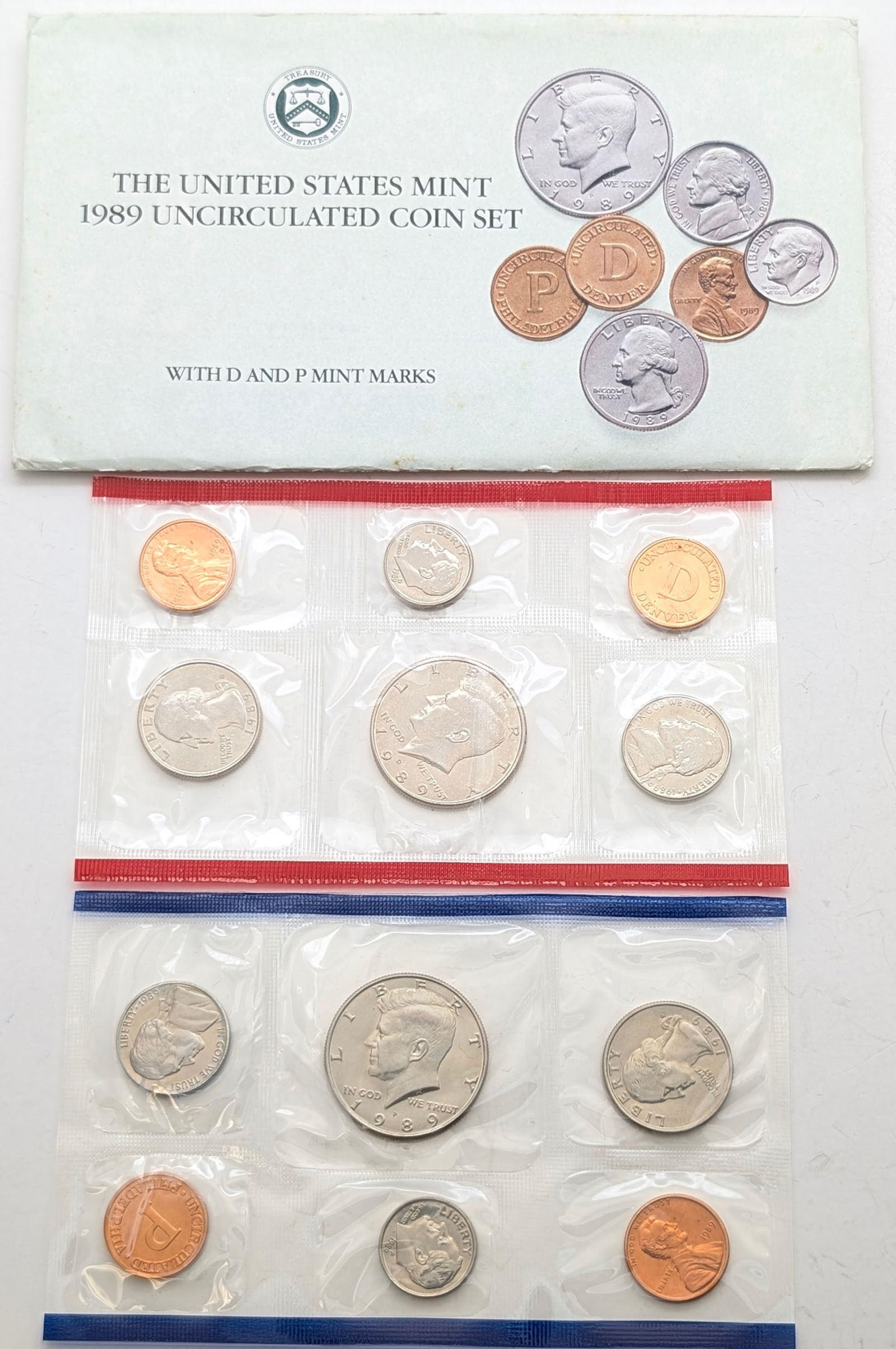 1989 US Mint Uncirculated Coin Set (1 of 2)