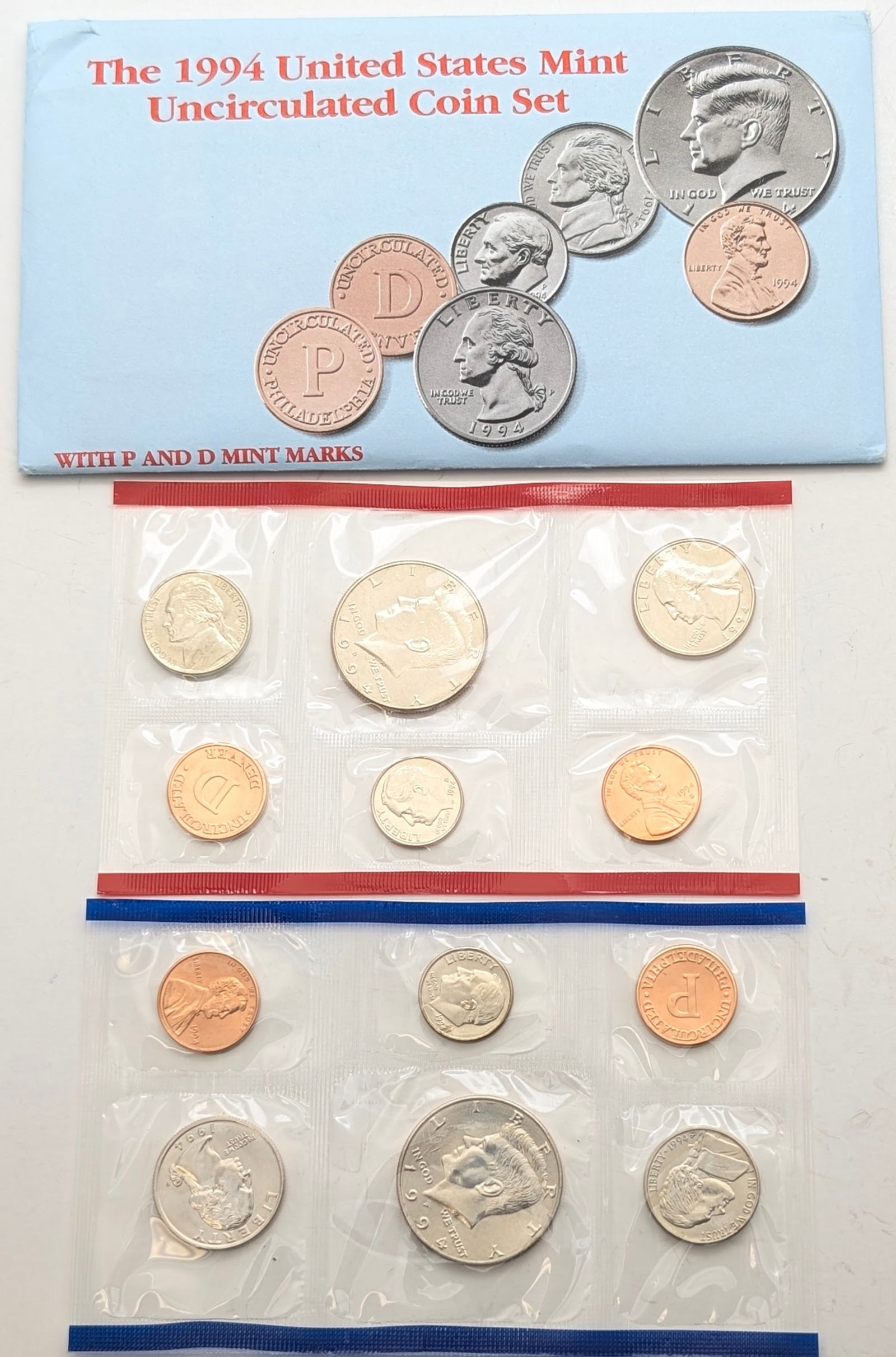 1994 US Mint Uncirculated Coin Set (1 of 2)