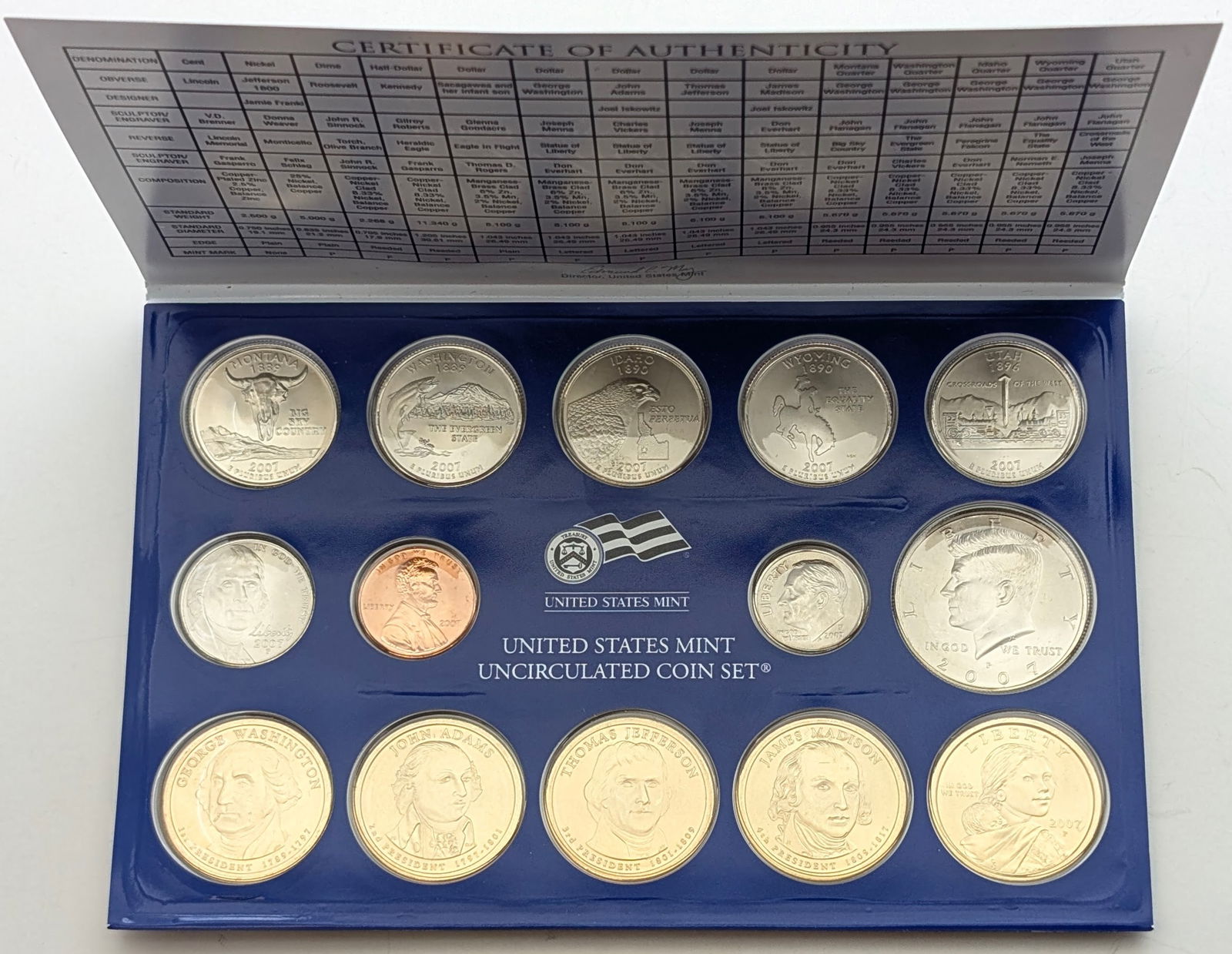 2007-P US Mint Uncirculated Coin Set (1 of 2)