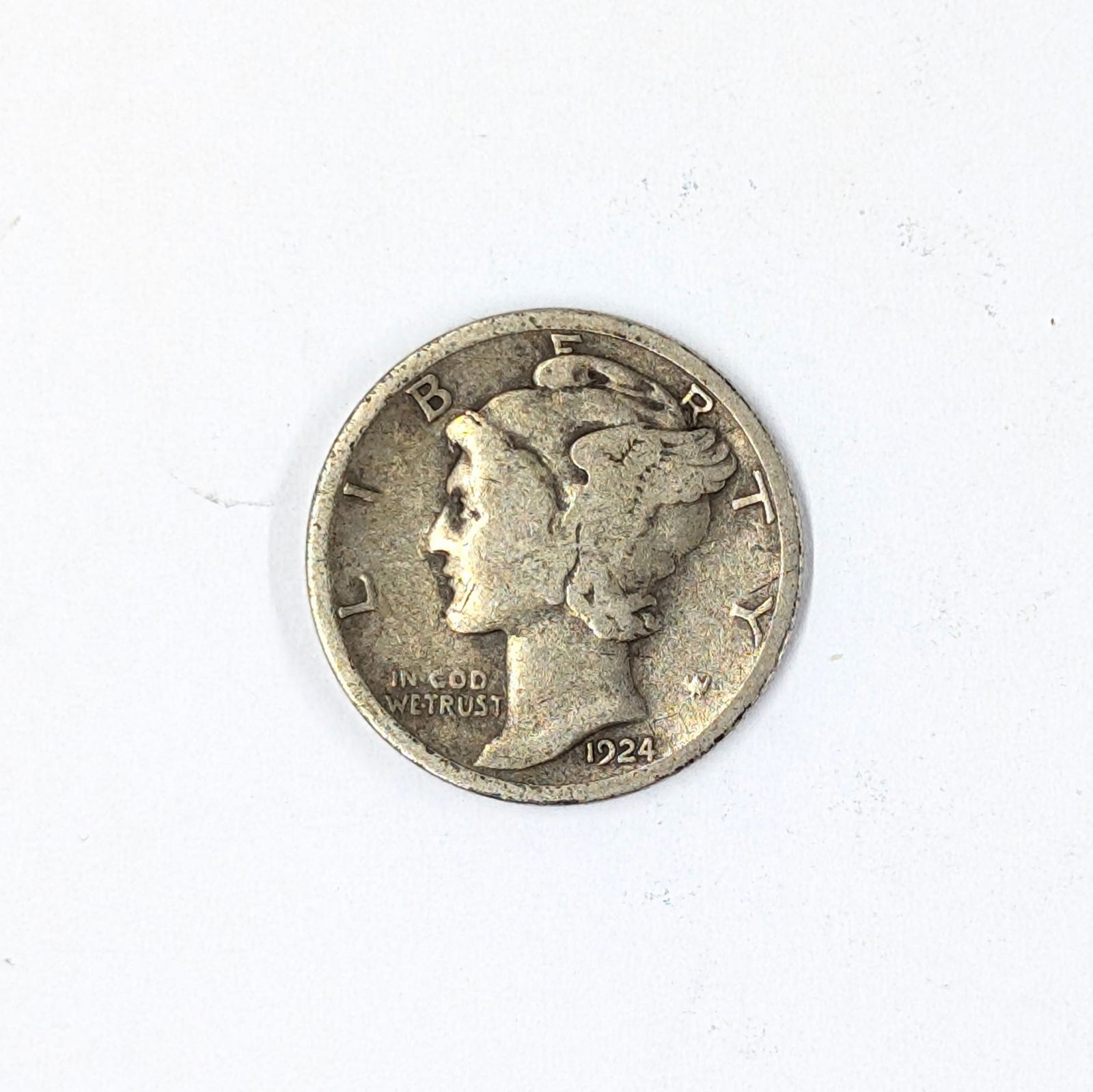 1924-S Silver Mercury Dime (1 of 2)