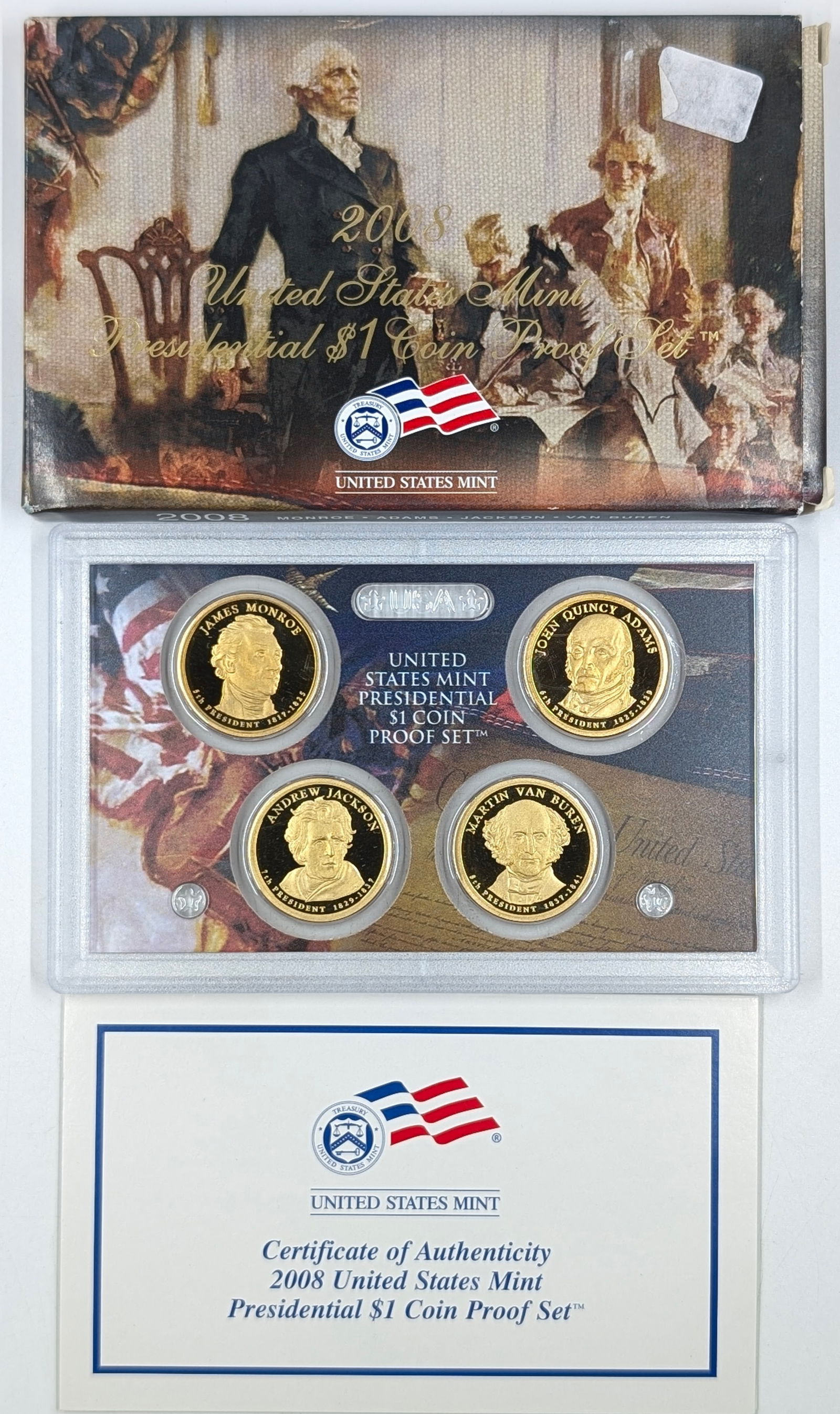 2008 US Mint Presidential Dollar Coin Proof Set (1 of 2)