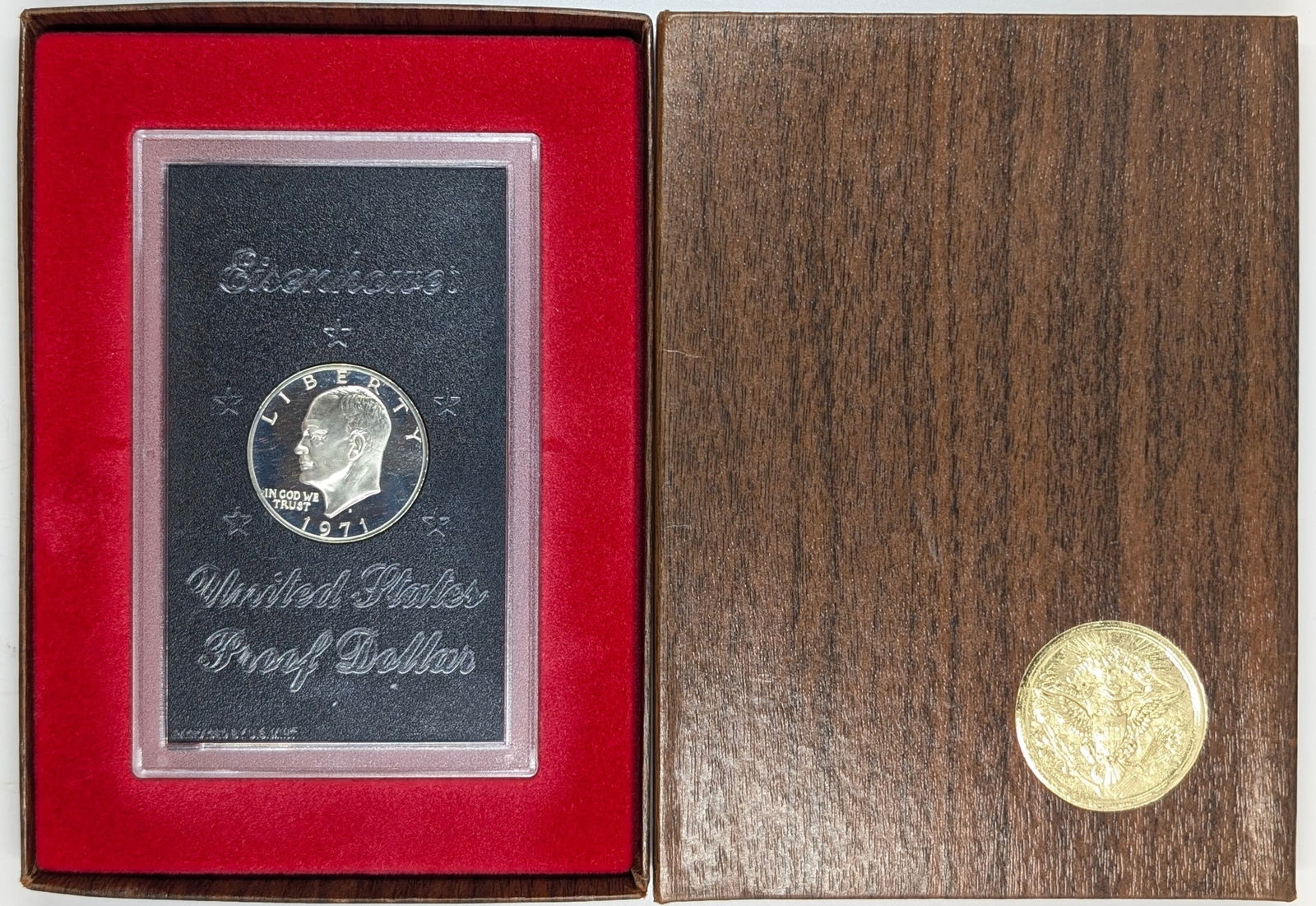 1971-S Eisenhower " Ike" Proof Silver Dollar: Silver 