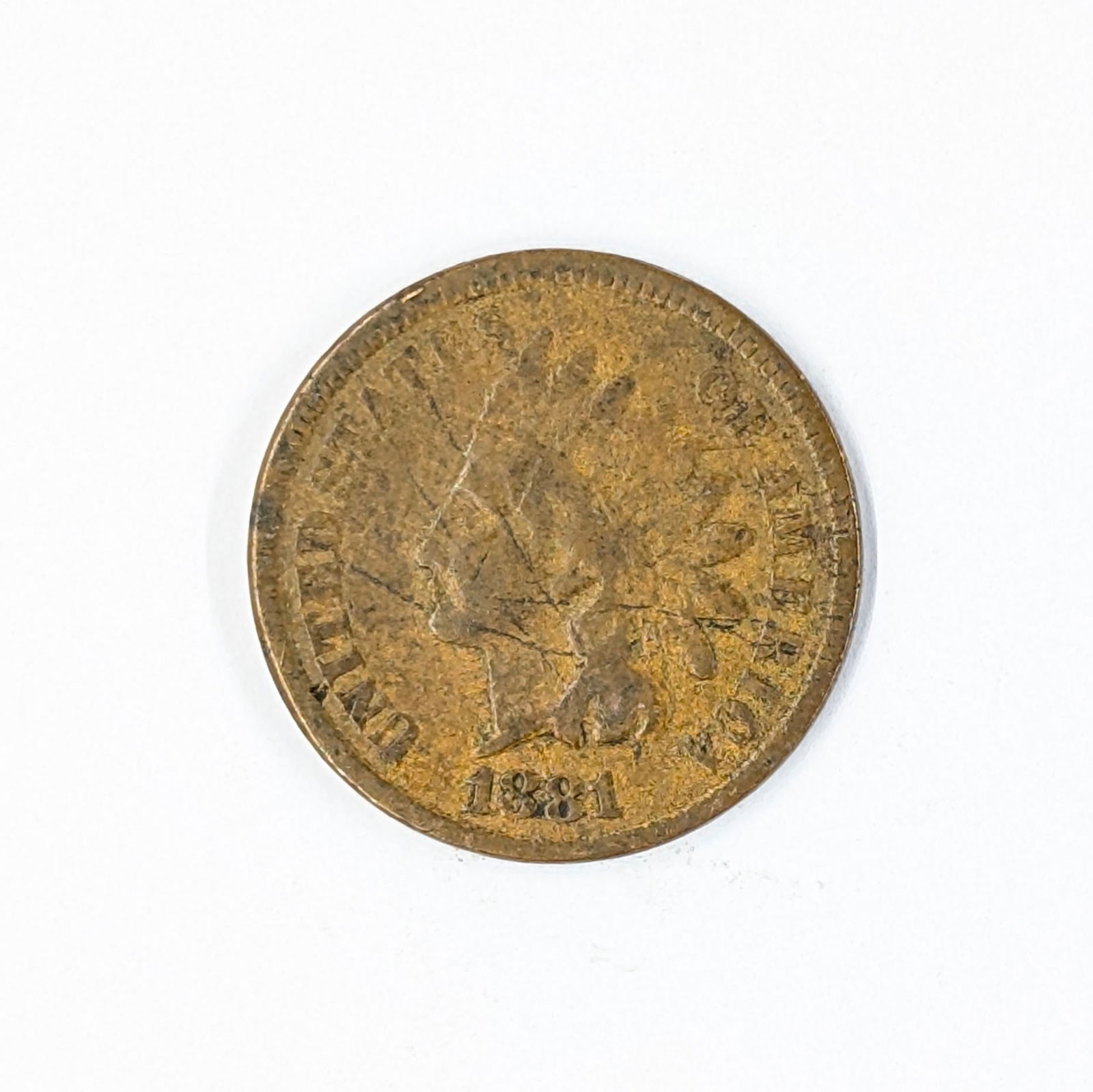 1881 Indian Head Cent (1 of 2)