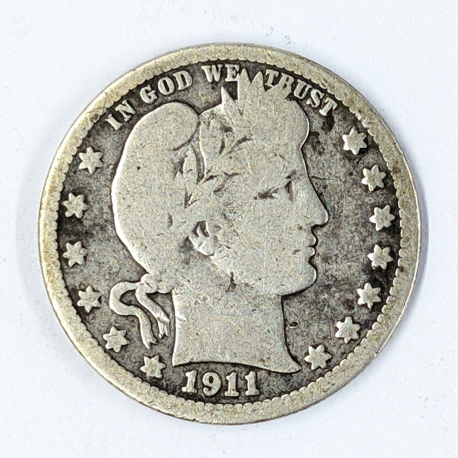1911-S Silver Barber Quarter (1 of 2)