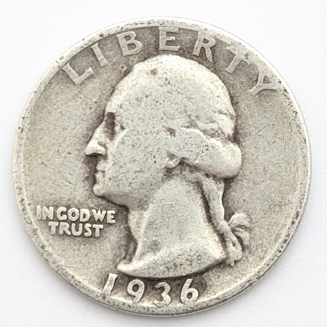 1936 Silver Washington Quarter (1 of 2)