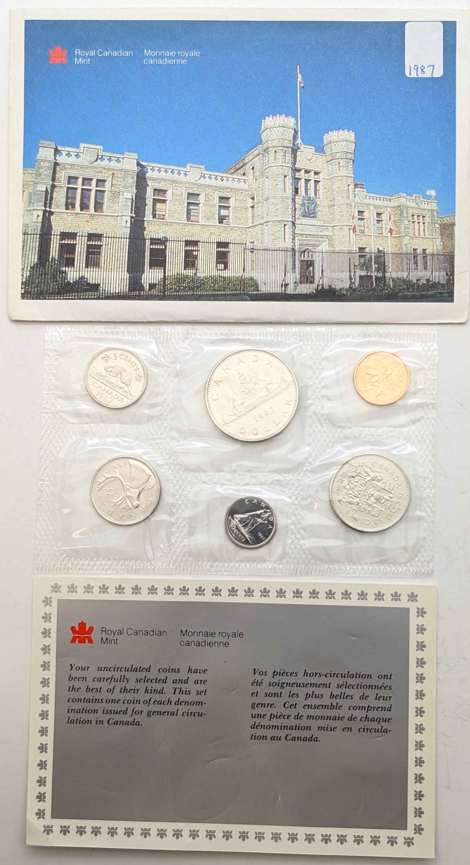 1987 Royal Canadian Mint Uncirculated Set (1 of 2)