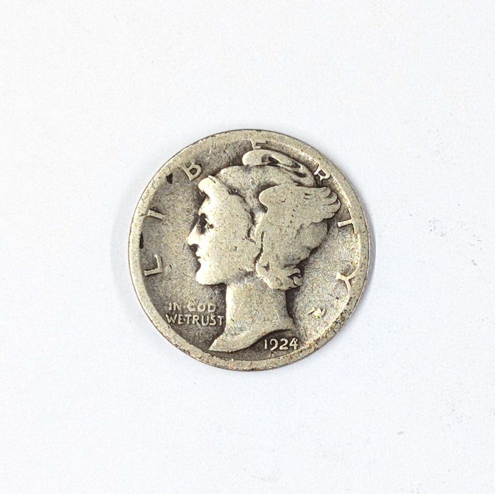 1924-D Silver Mercury Dime (1 of 2)