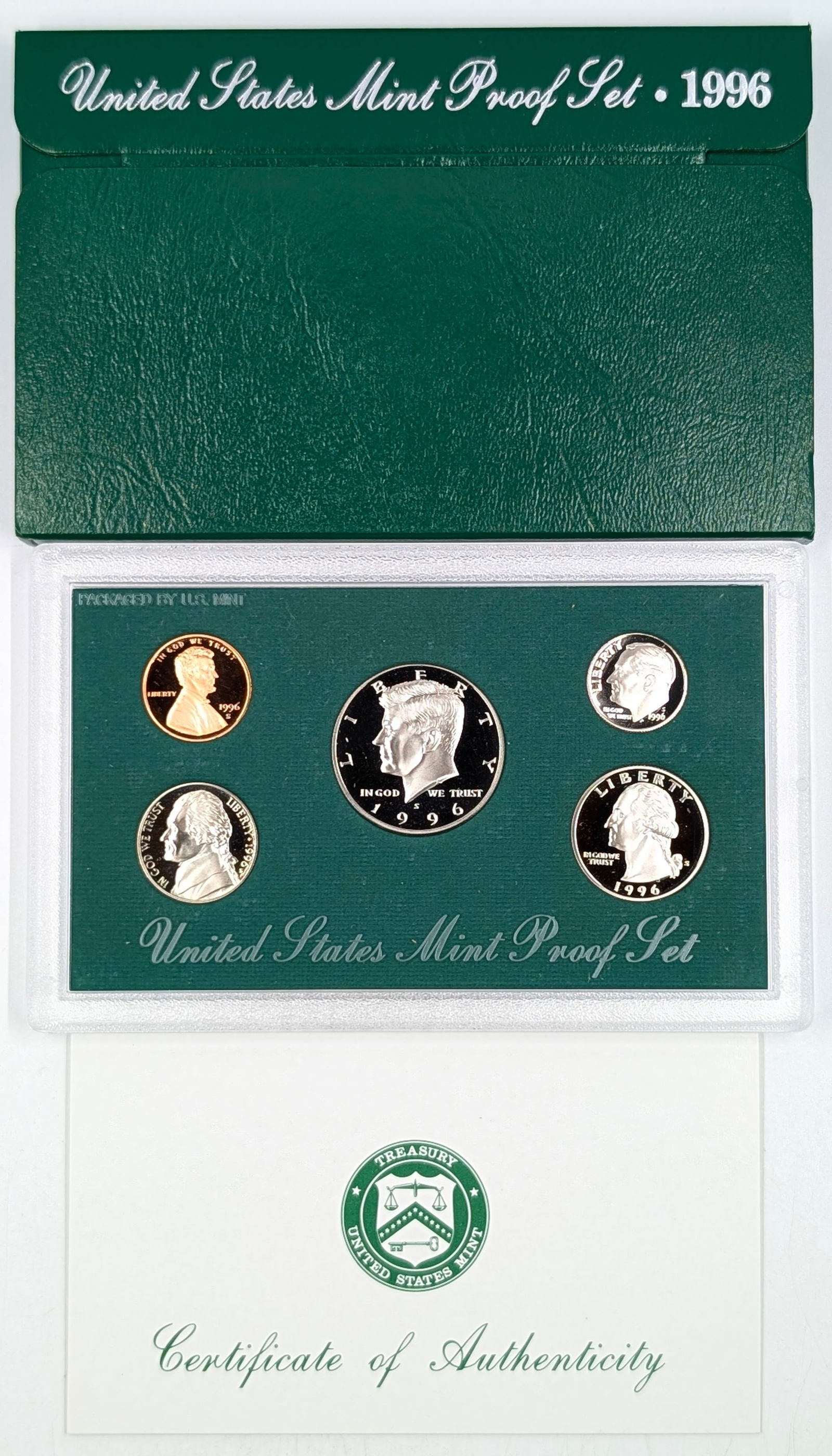 1996 US Mint Proof Set w/ COA (1 of 2)