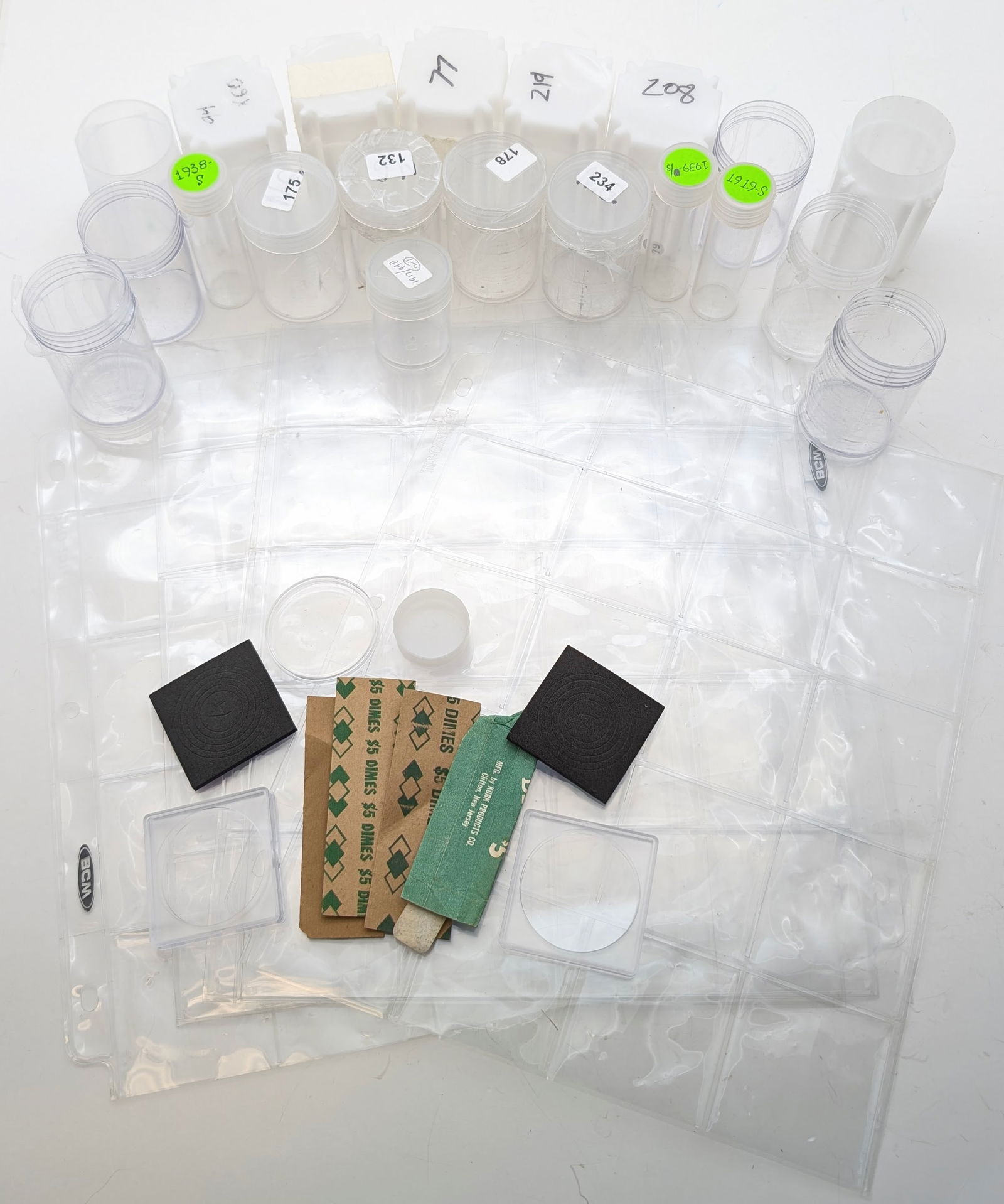 Lot of Coin Supplies - Tubes, Cases, etc (1 of 4)