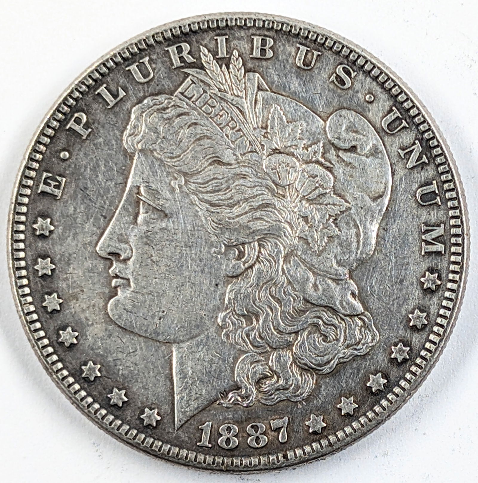 1887 Morgan Silver Dollar (1 of 2)