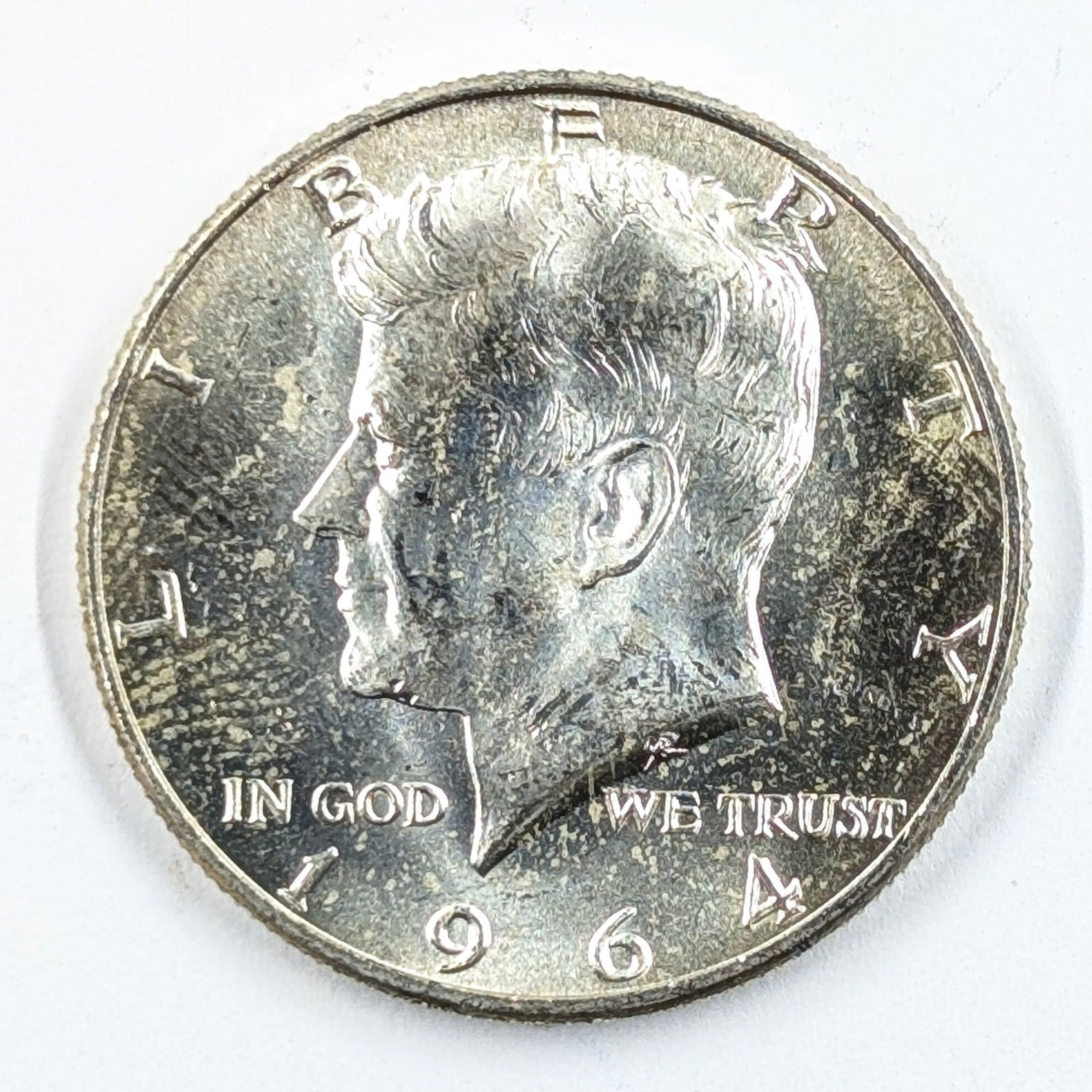 1964 Silver John F Kennedy Half Dollar (1 of 2)
