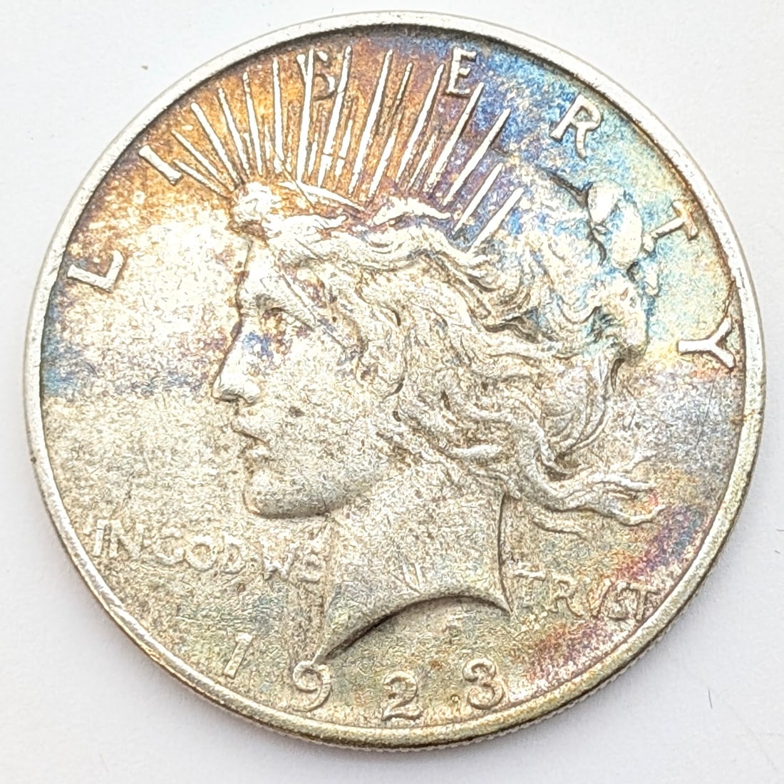 1923-D Silver Peace Dollar- Beautifully Toned (1 of 2)