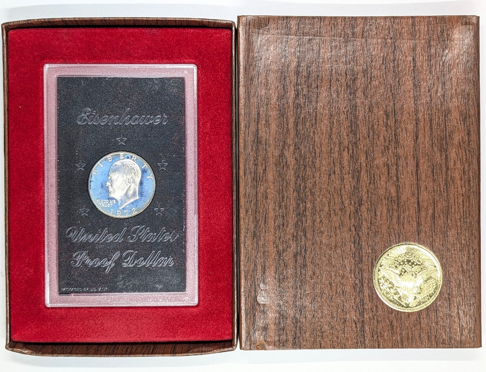 1972-S Eisenhower " Ike" Proof Silver Dollar- Toned (1 of 3)