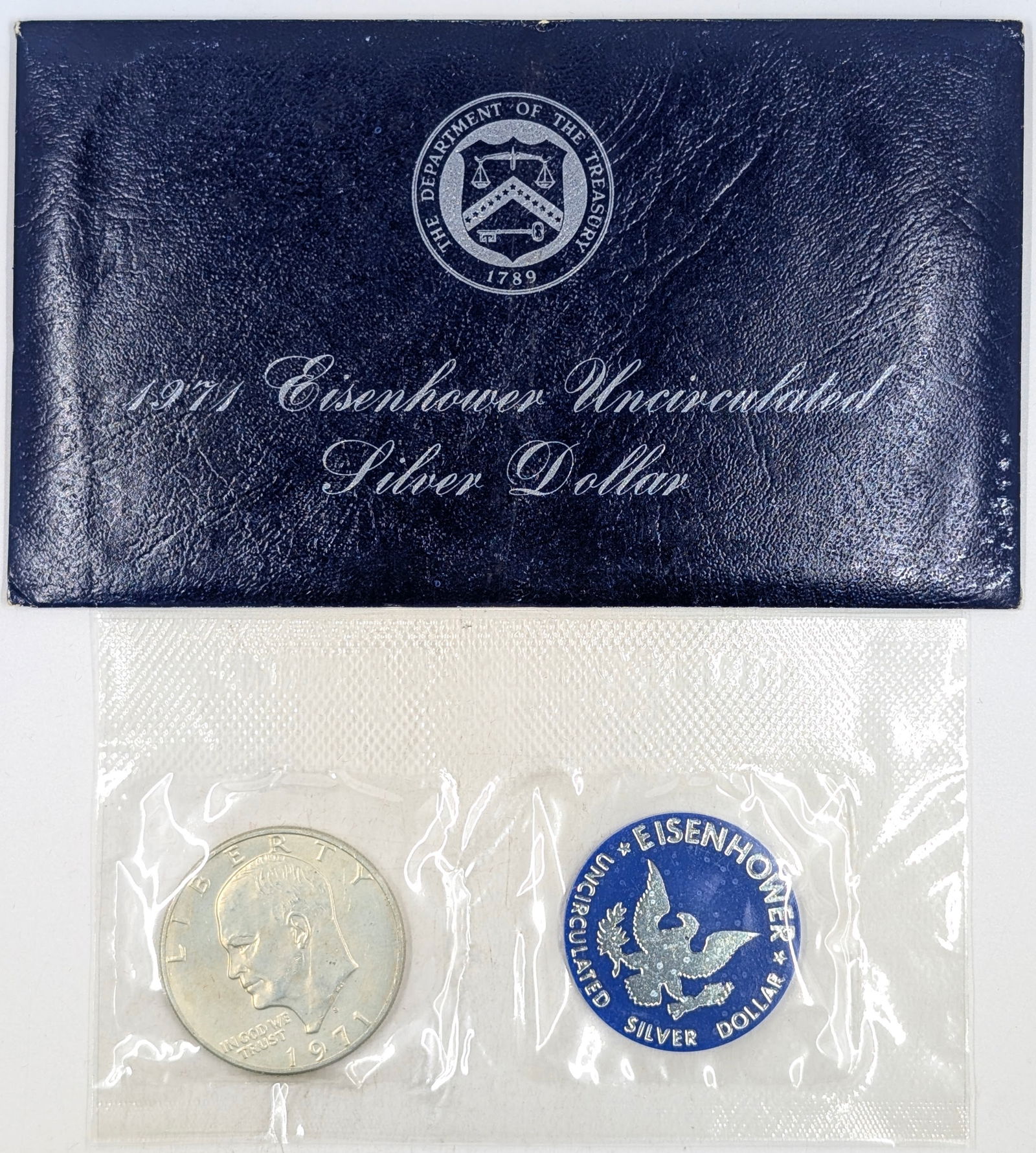 1971-S Eisenhower " Ike" Uncirculated Silver Dollar (1 of 2)