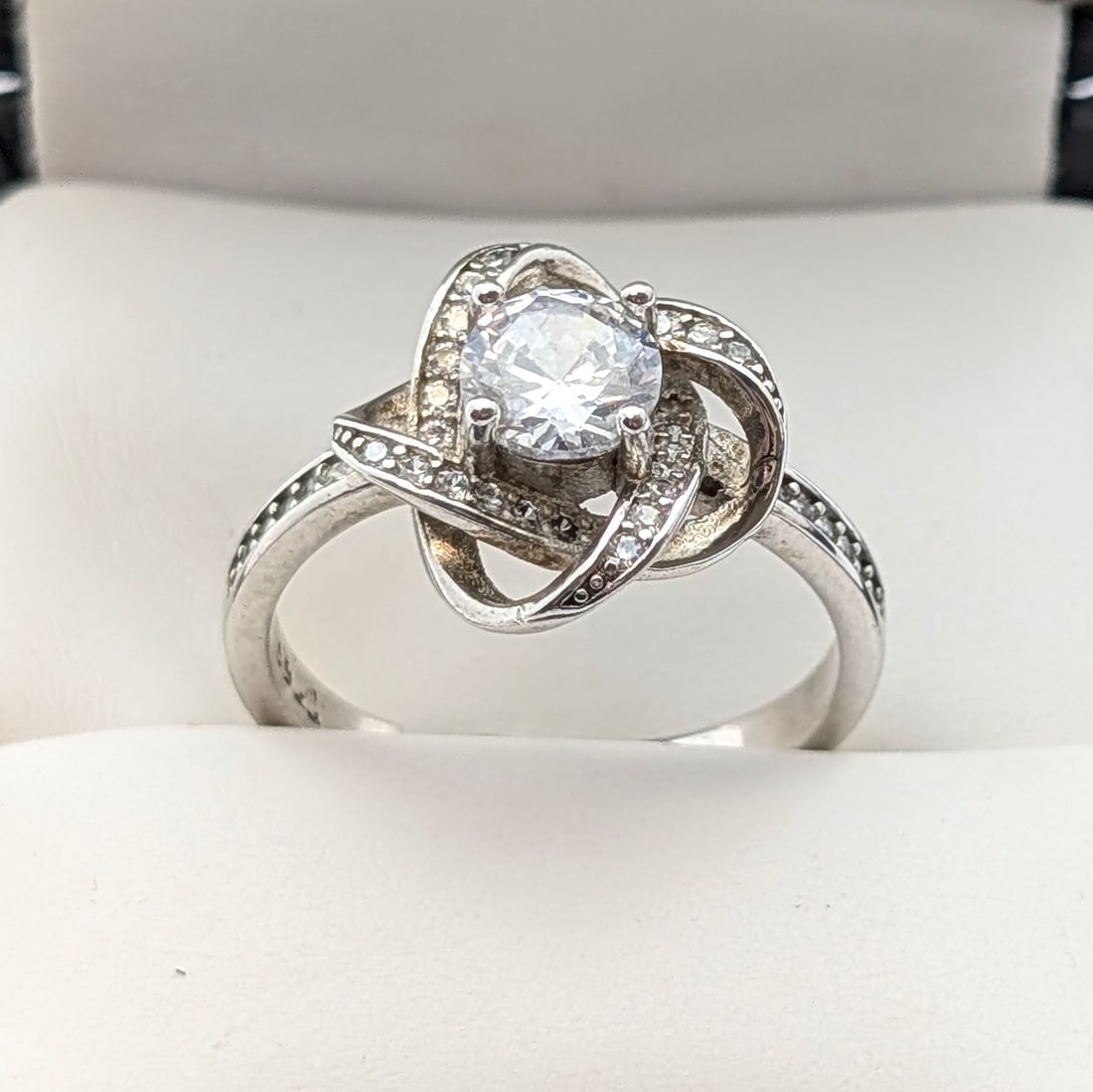 Sterling Silver Ladies Ring With Stones (1 of 7)