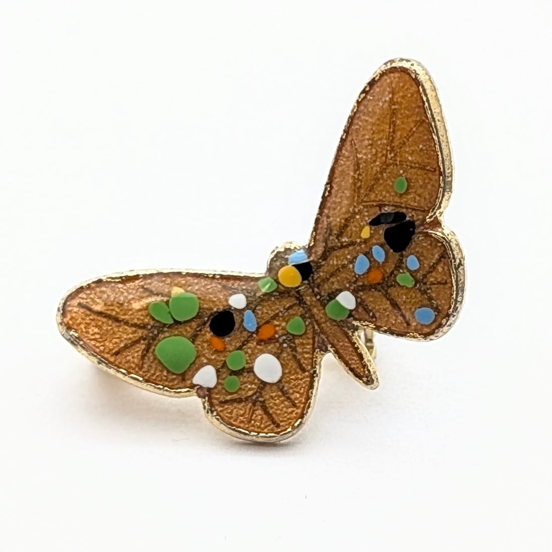 12k Gold Filled Butterfly Pin: Jewelry